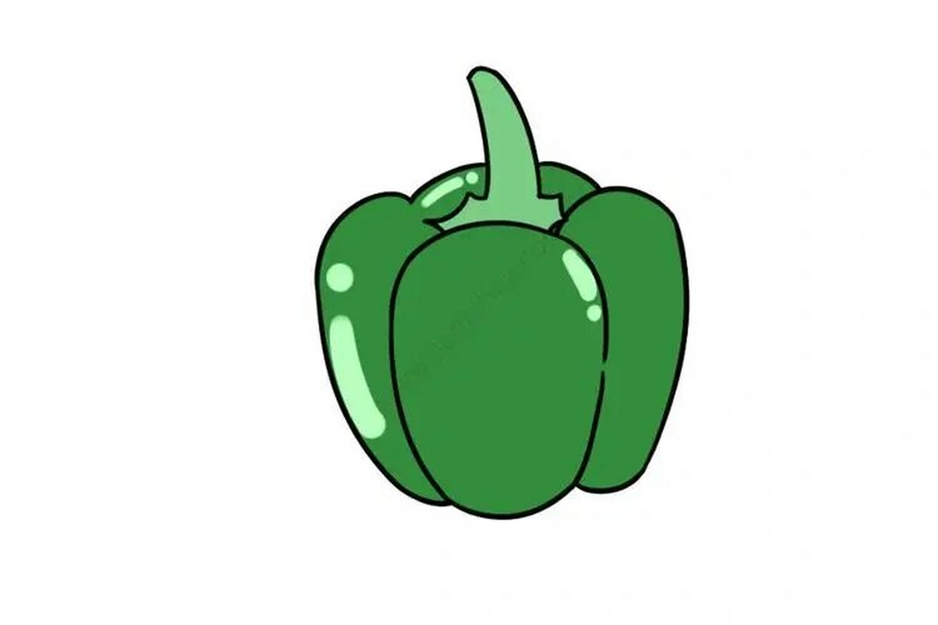 青椒简笔画