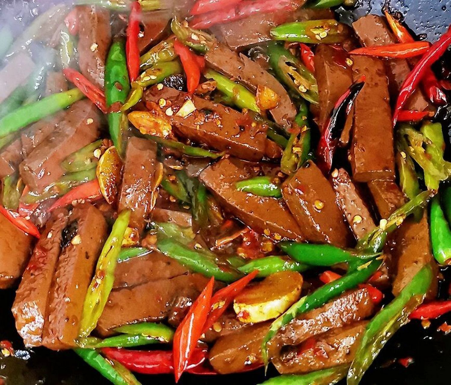生活记--辣椒炒鸭血 好吃97值得推荐 9399功效:鸭血含铁量高