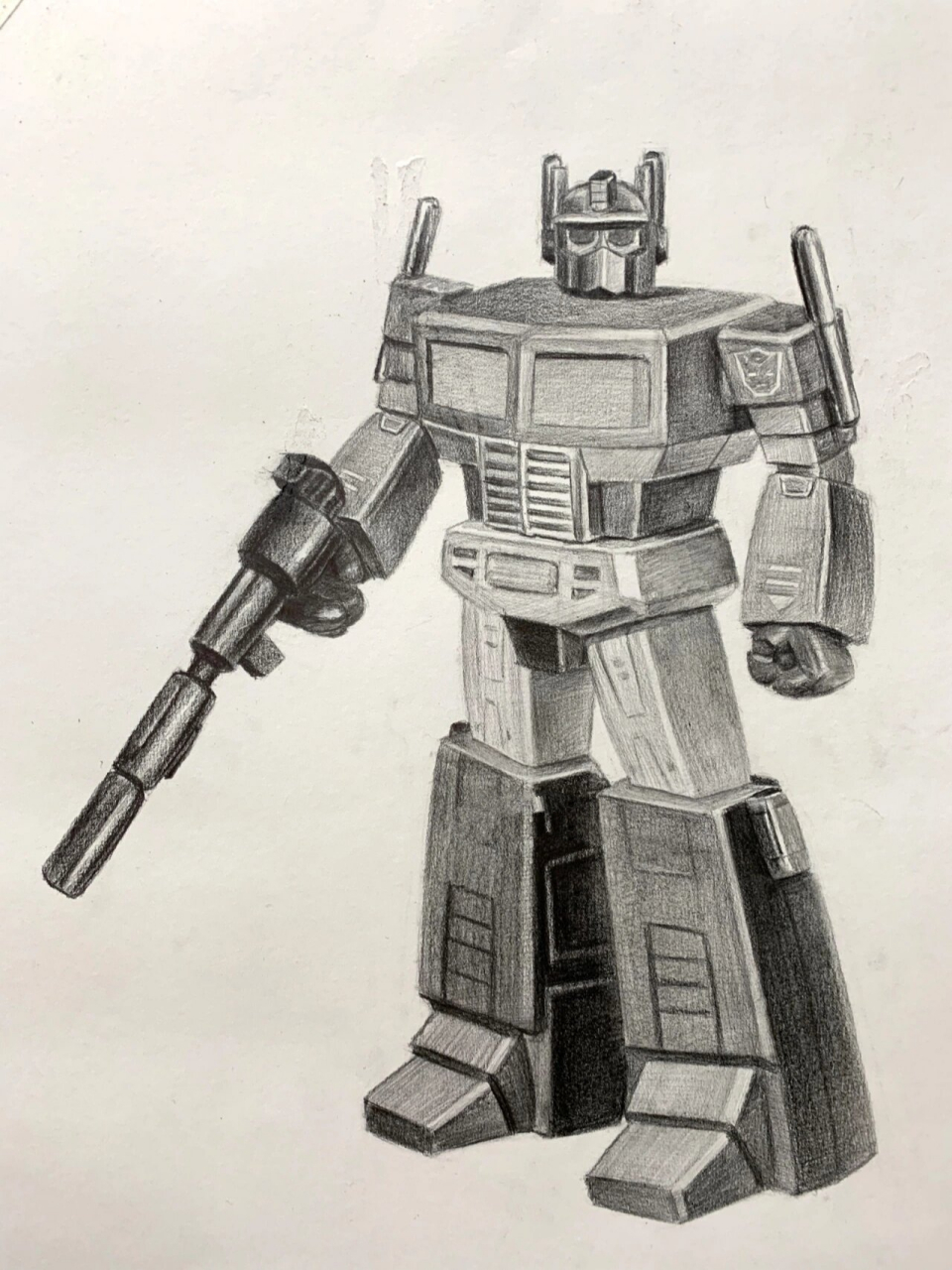 趣味素描|擎天柱