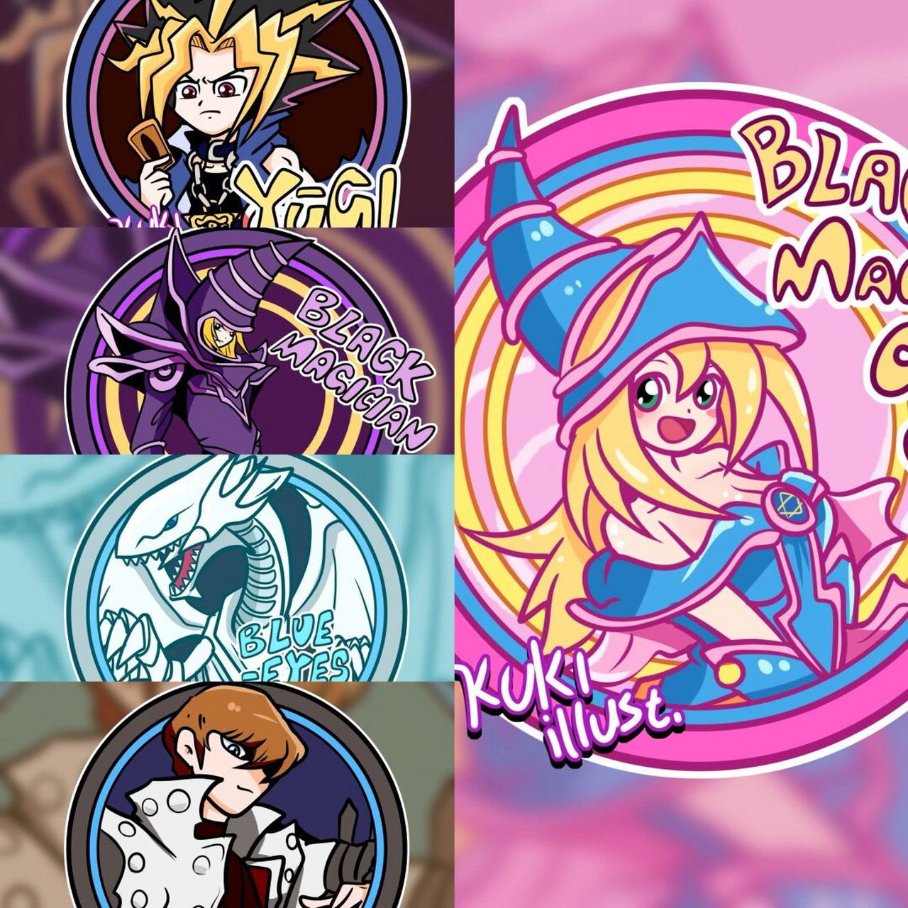 游戏王# #头像# #黑魔导# #黑魔导女孩# #青眼白龙# #海马濑人