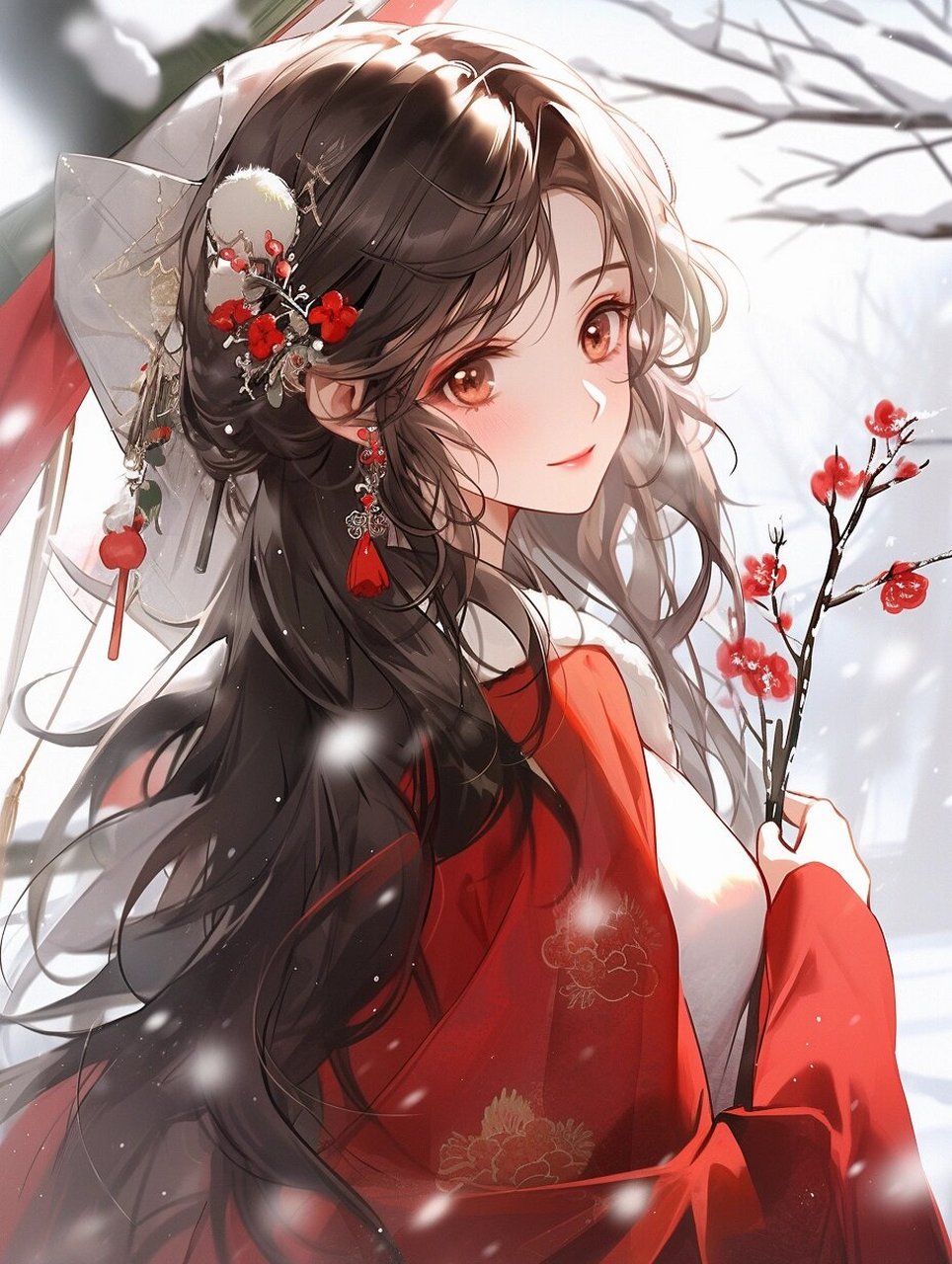 元旦快乐 | 新年头像 | 古风头像壁纸素材 #古风头像# #古风壁纸# #送