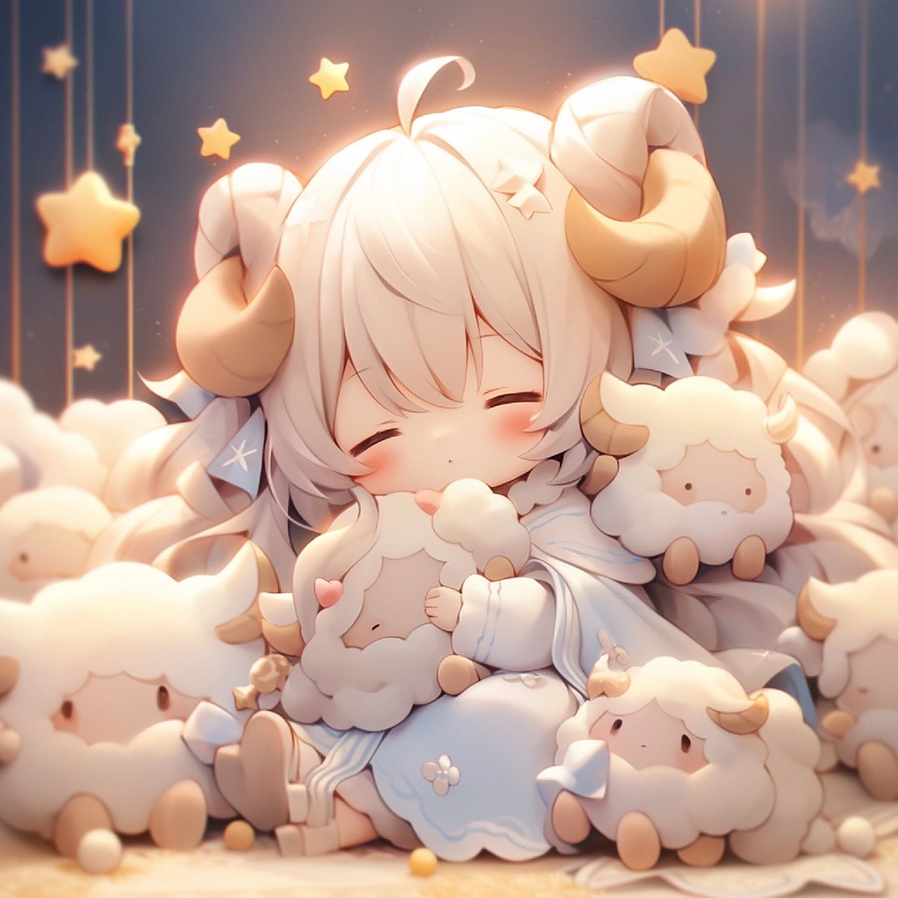 可爱女孩| 生肖羊| q版