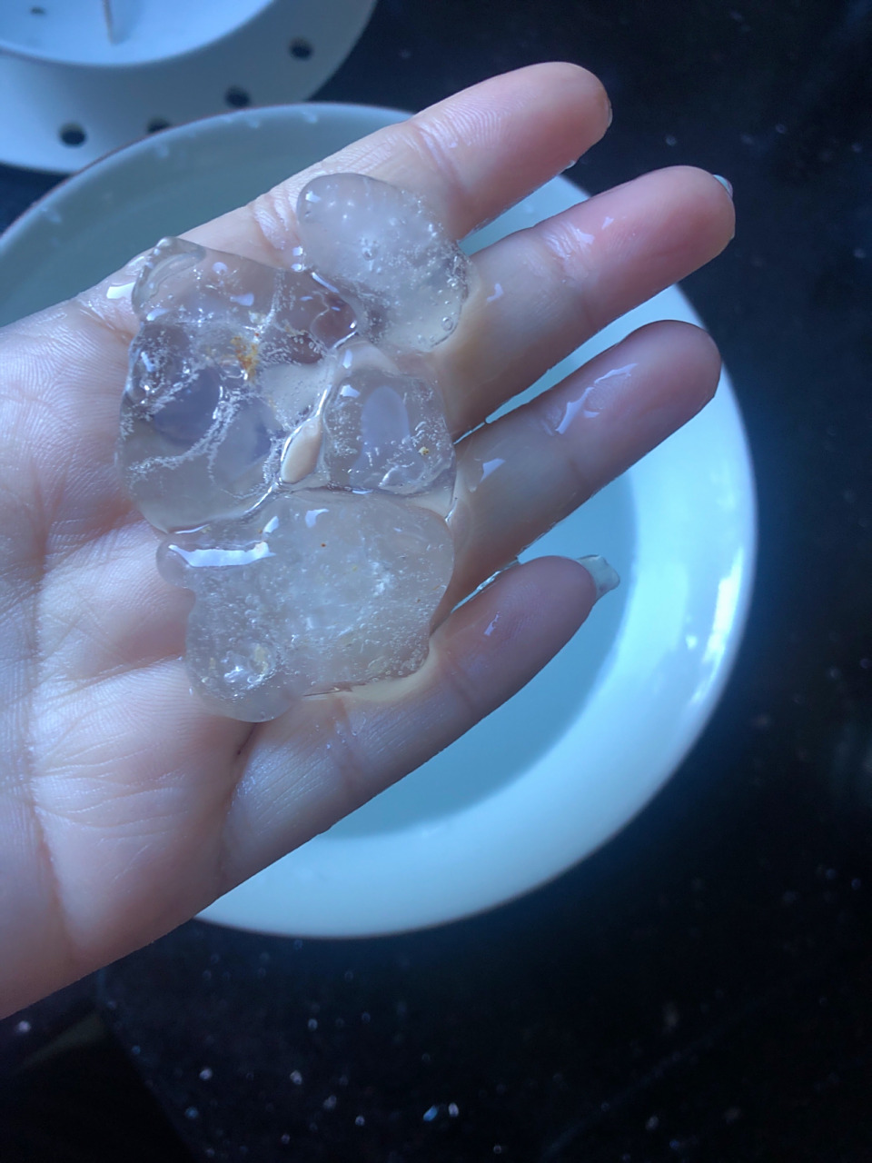 雪燕 泡了一晚上是这样子的正常吗?