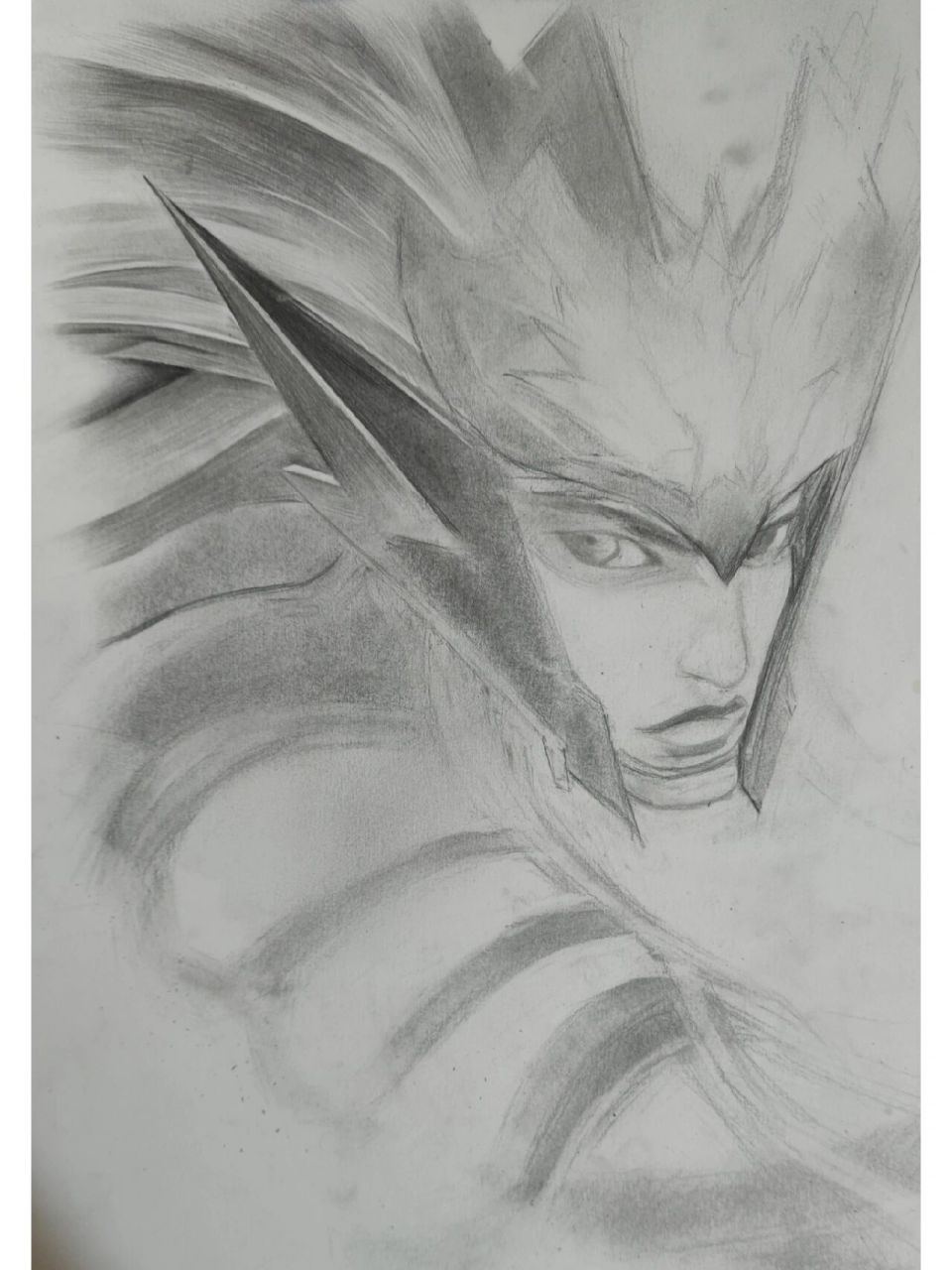 手绘马超/神威素描 吾家屡世公侯,岂识村野匹夫