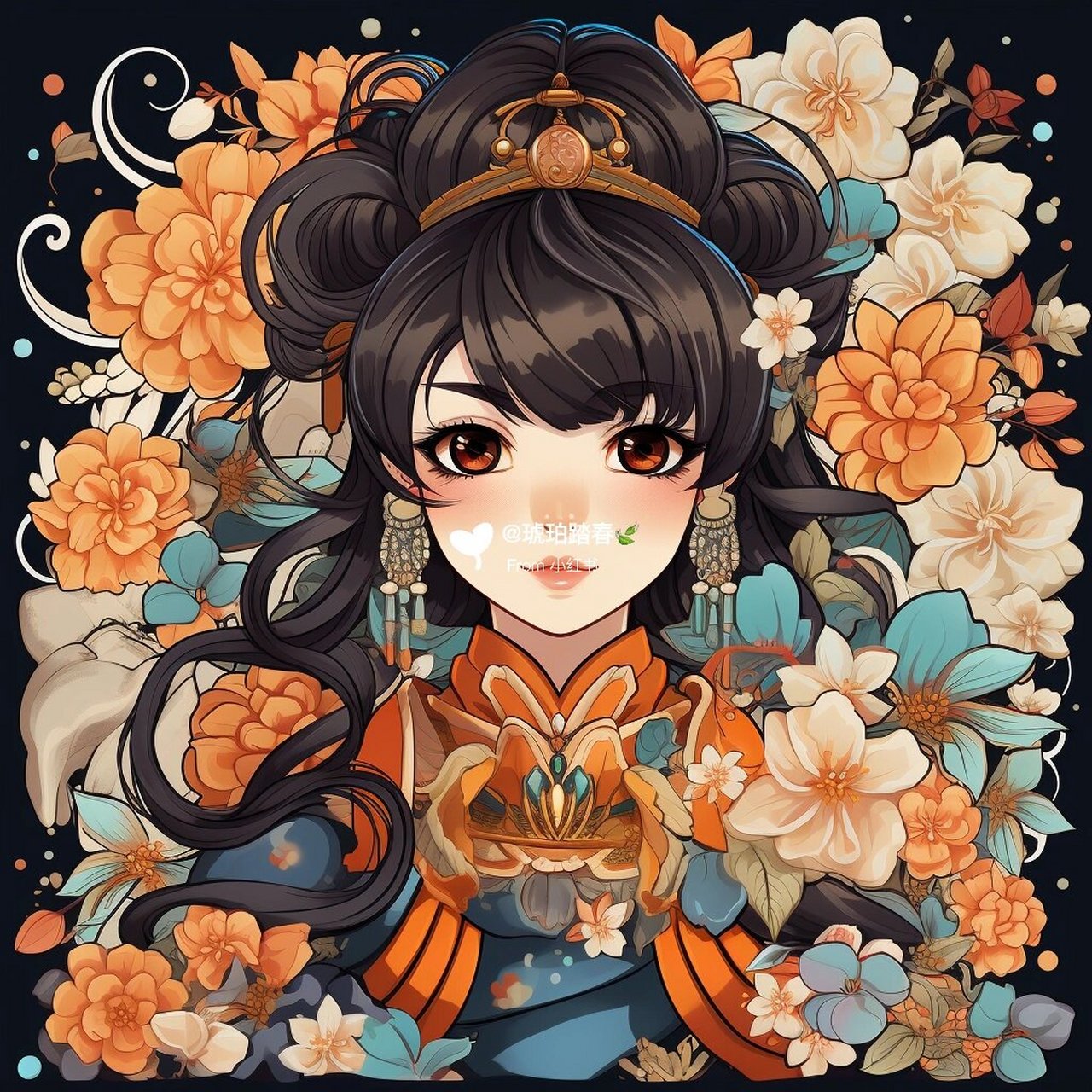 十二花神头像-兰花|君子之交淡如水