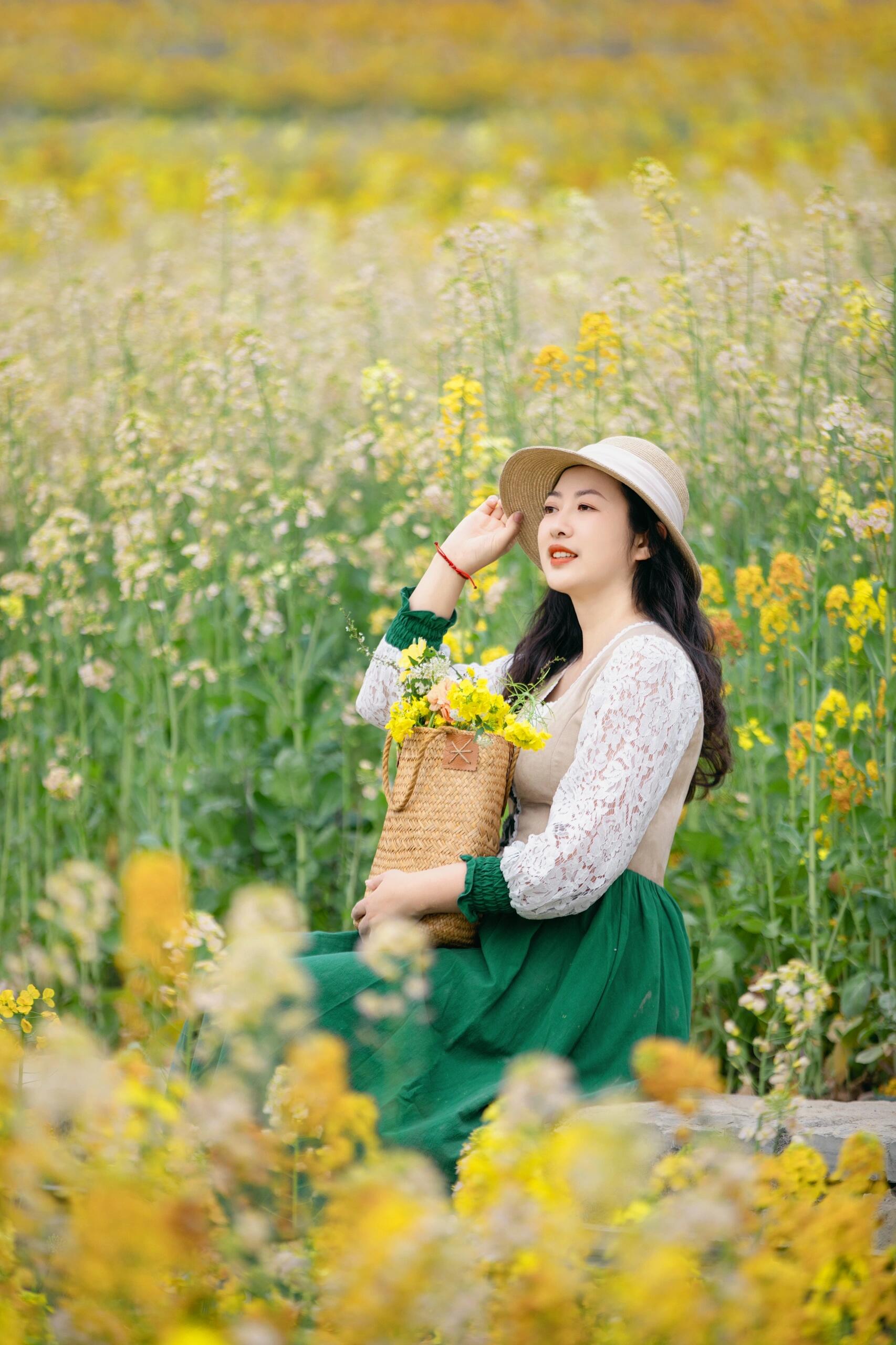春天必拍的油菜花人像,再不拍就没有啦9894