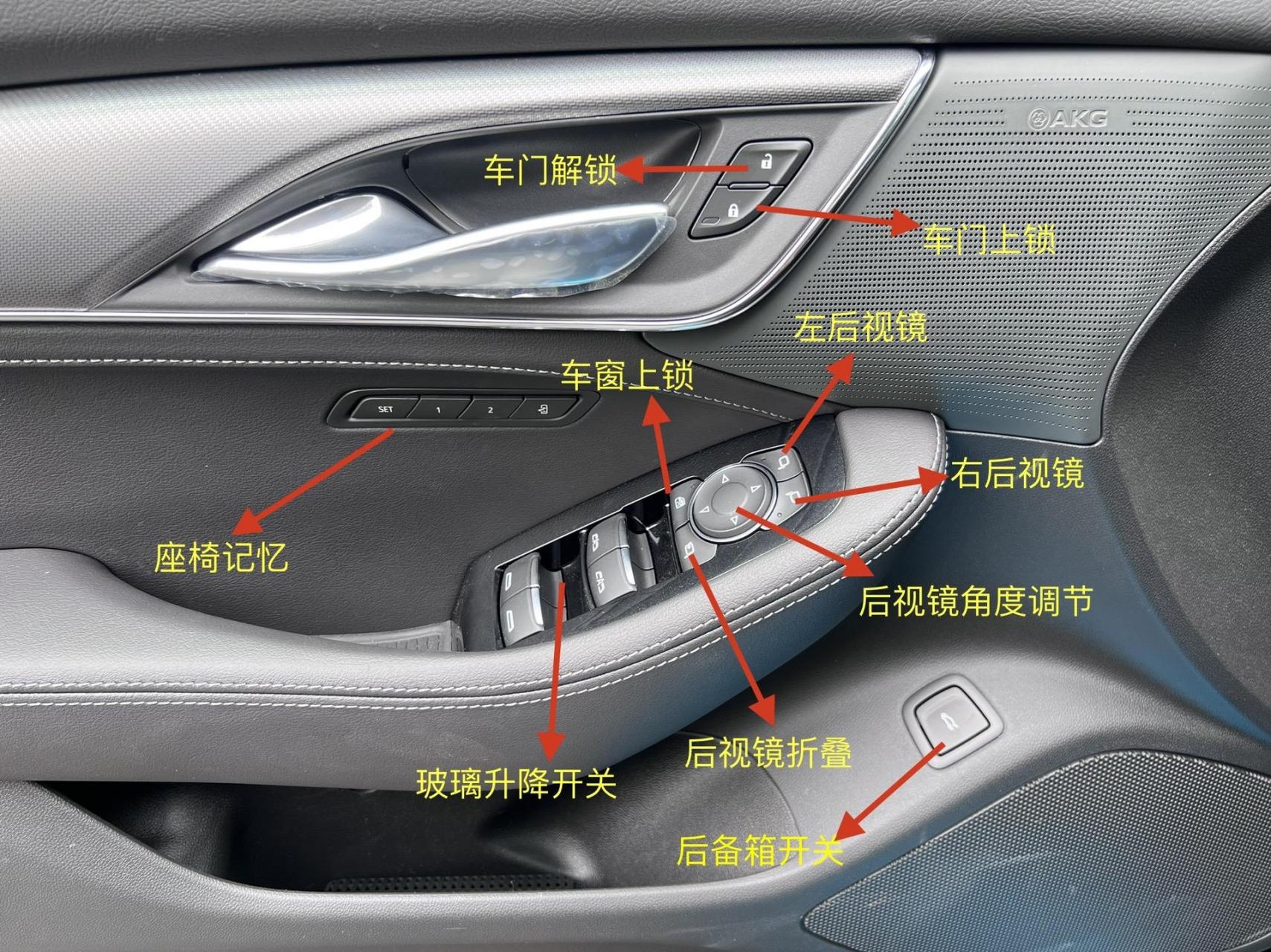 ct200h车内按键图解图片