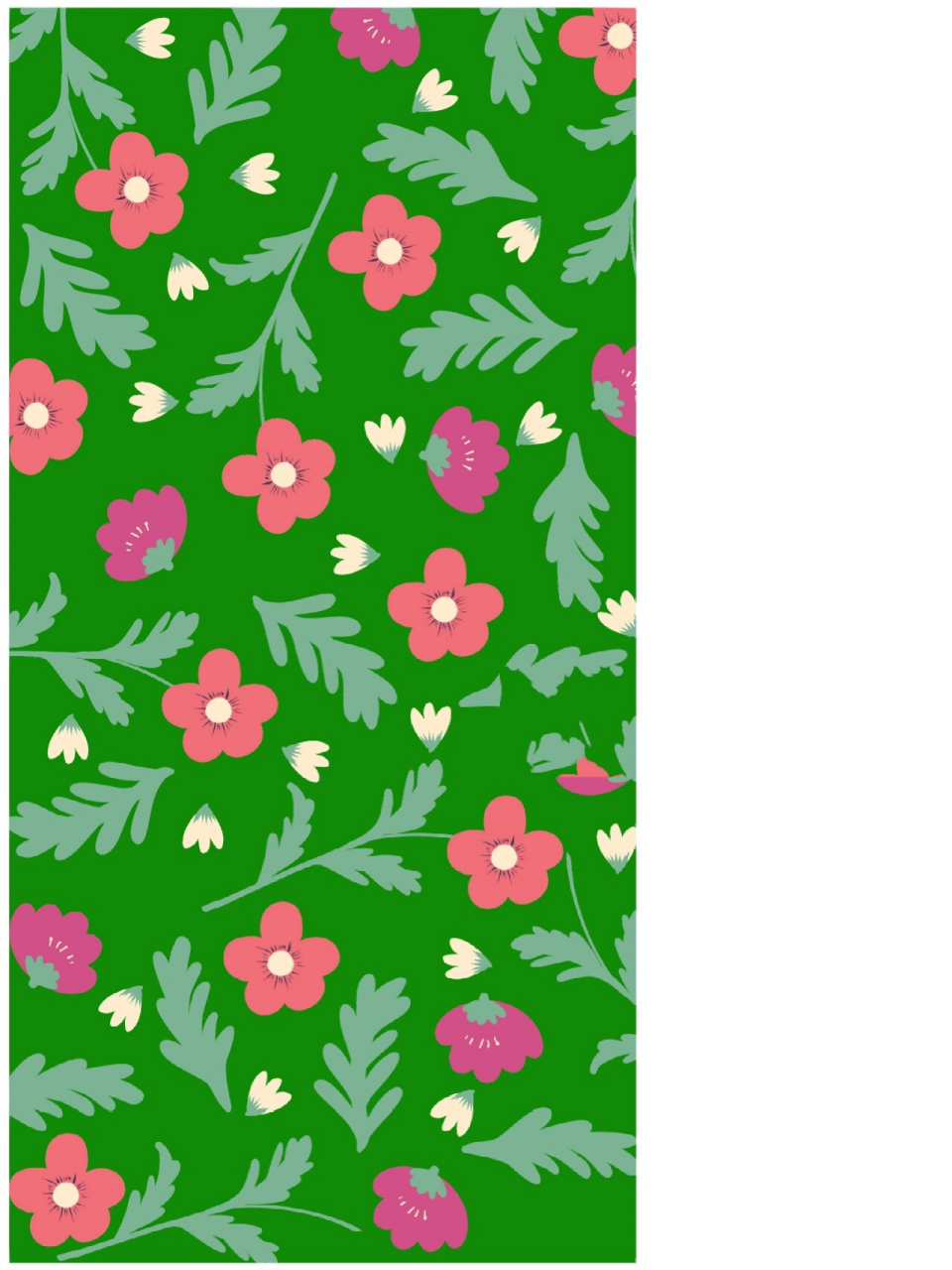 原创壁纸‖东北大花壁纸超喜欢 紧跟时尚潮流,土潮壁纸.