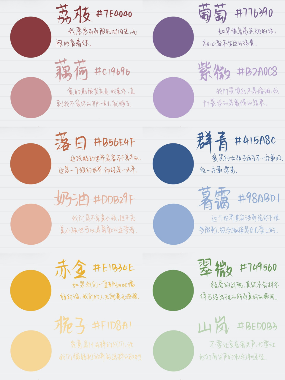 goodnotes配色|中国风撞色|笔记高颜值秘诀 92 标题|荧光笔|主体