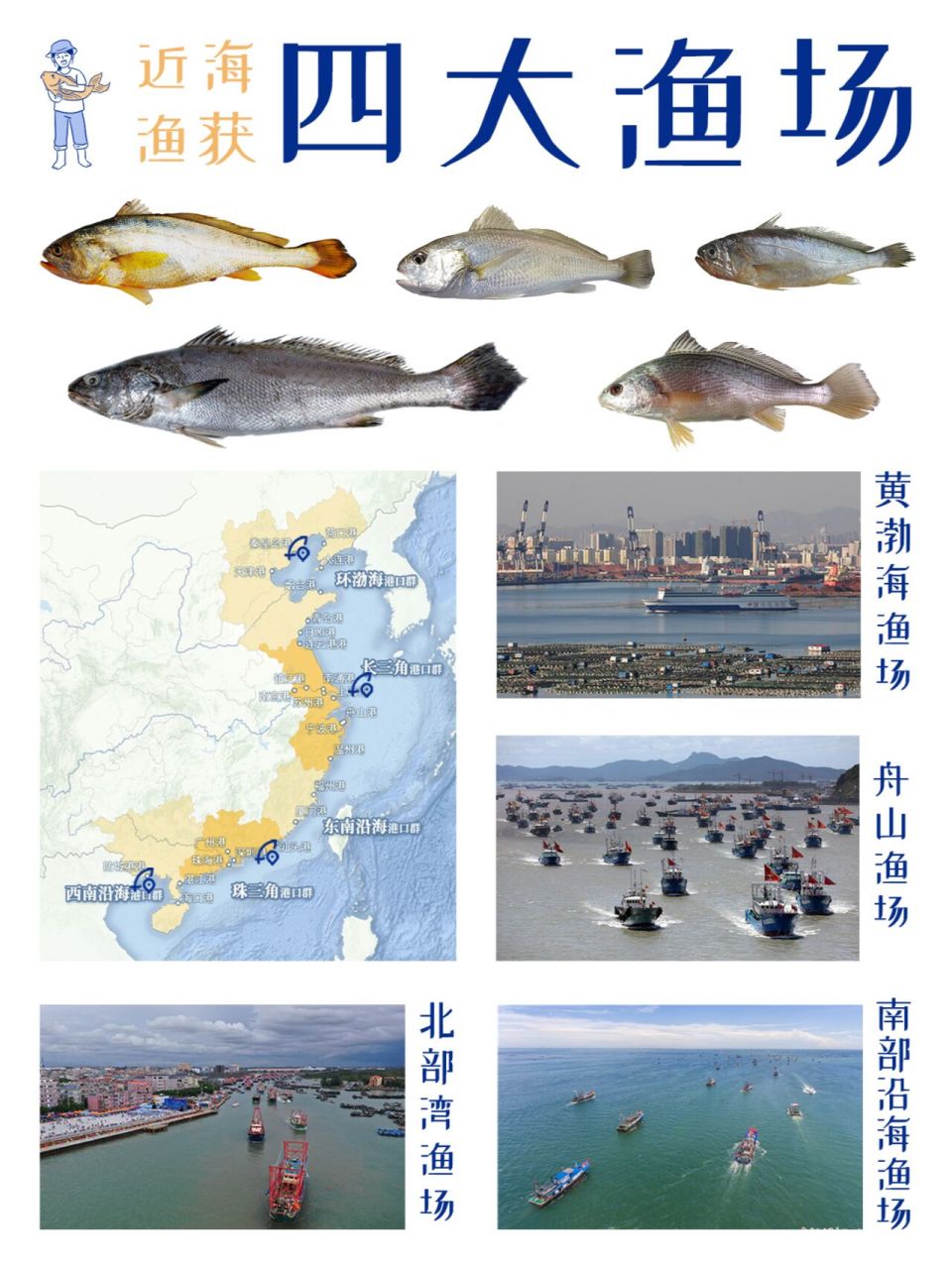 四大渔场分布图简图图片