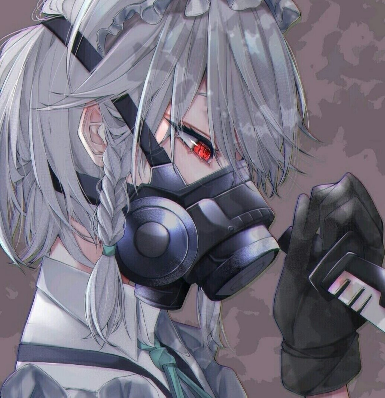 白发红眸 小姐姐头像.