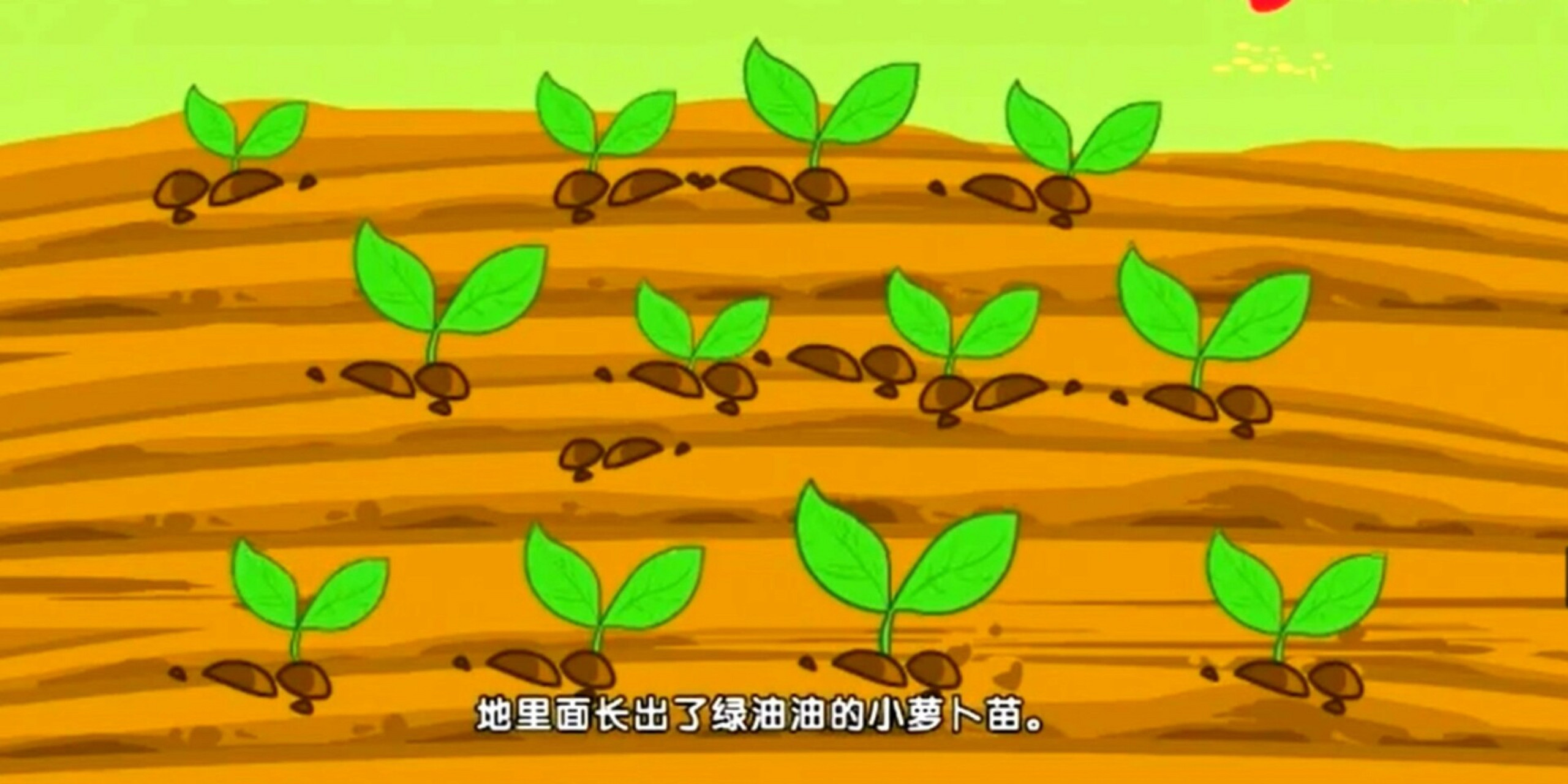 《小兔子种萝卜》故事·绘本 故事:小兔子种萝卜 山羊爷爷把三包萝卜