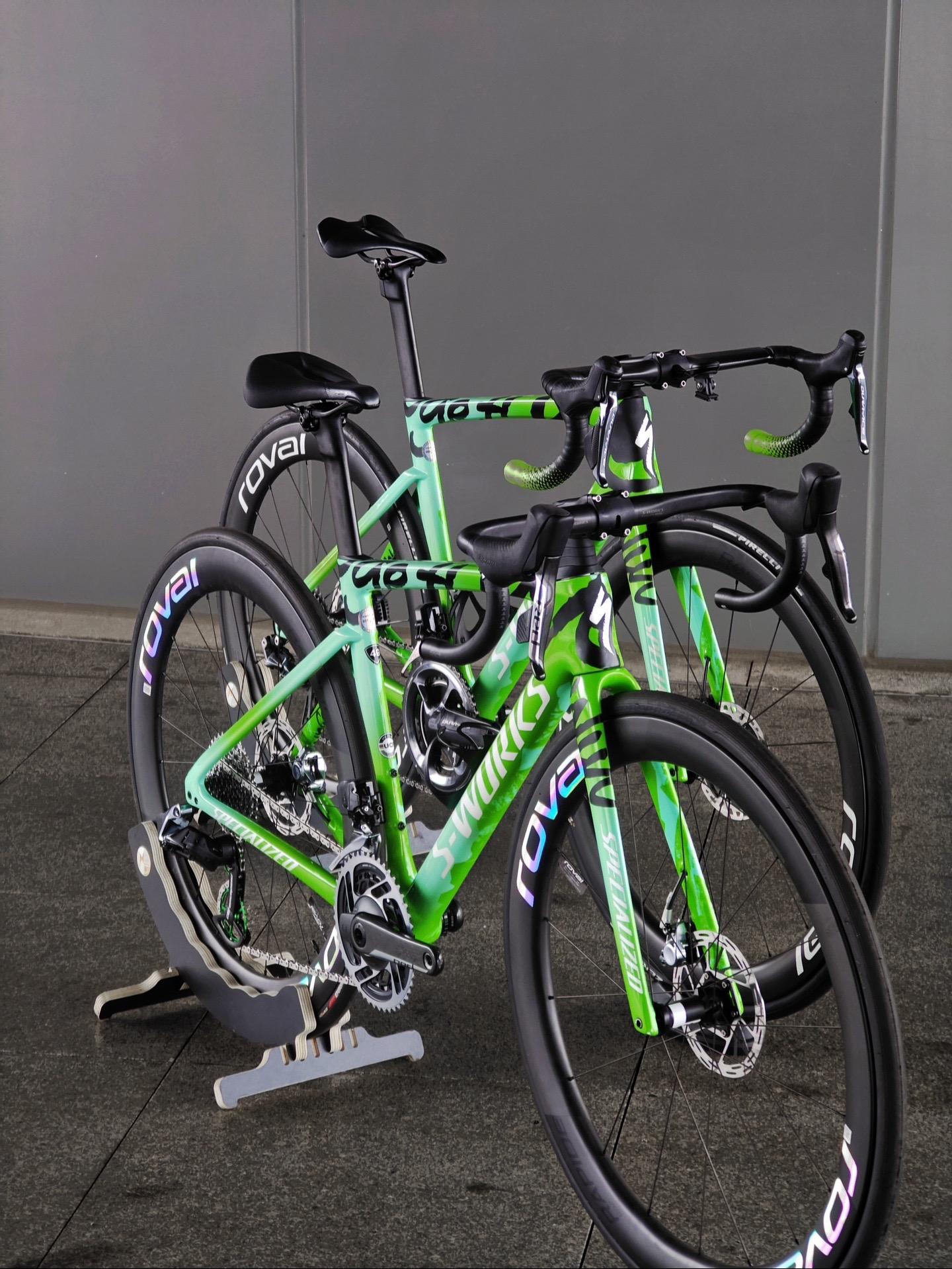 works tarmac sl7 green jersey 环法绿杉冲刺王 全球