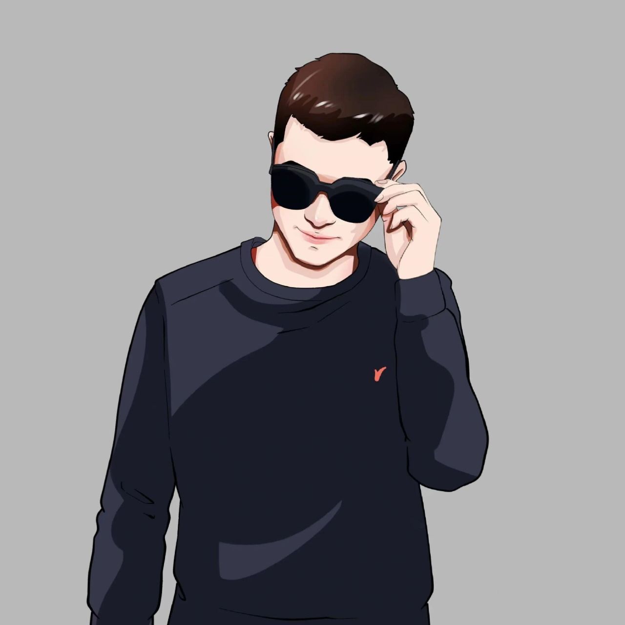 职业男士头像 大气低调不失身份地位 职业男士手绘头像 大气低调不失