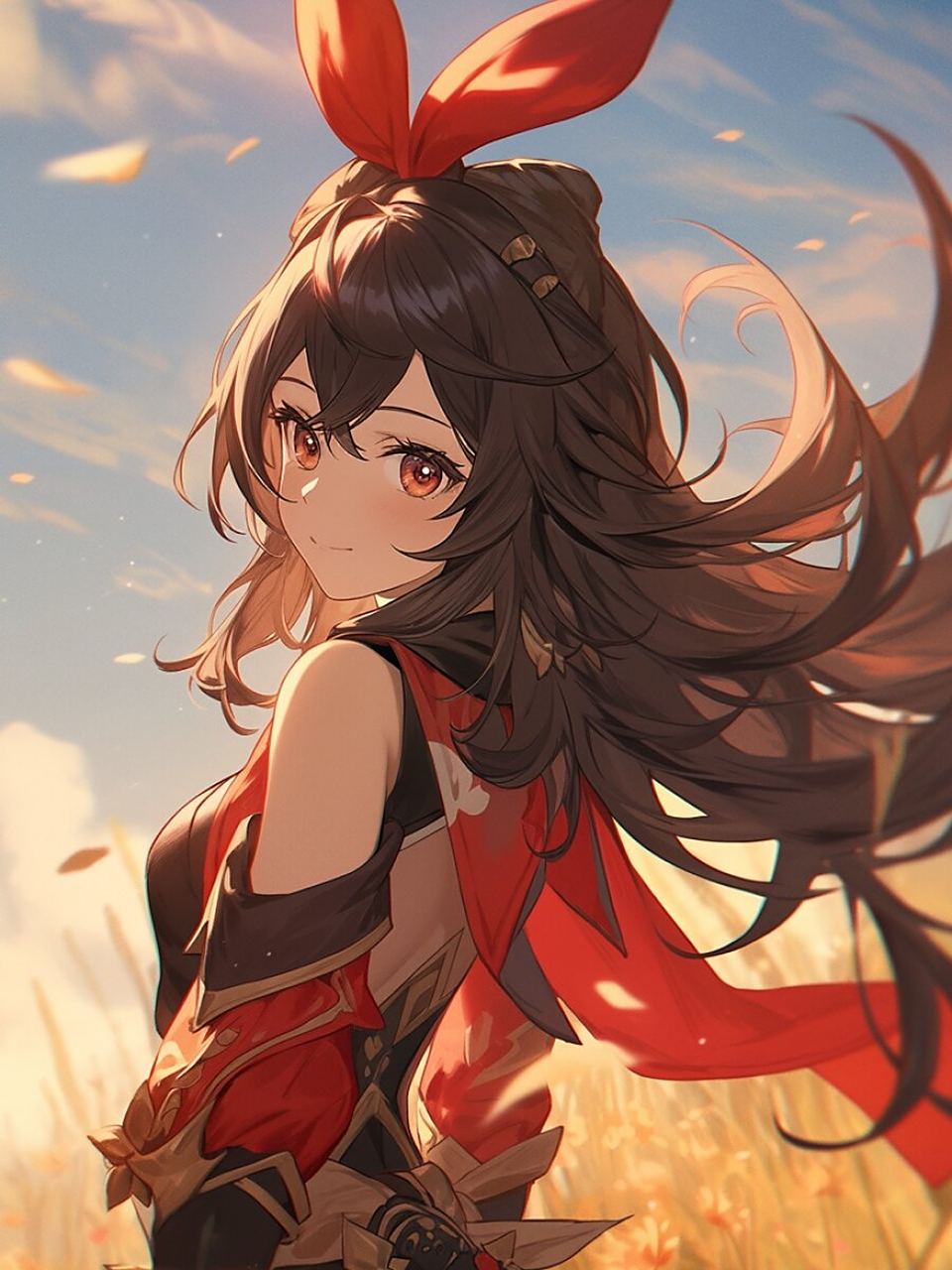 【原神壁纸】安柏丨飞行冠军 安柏,活泼率直的少女, 是蒙德城中唯一的