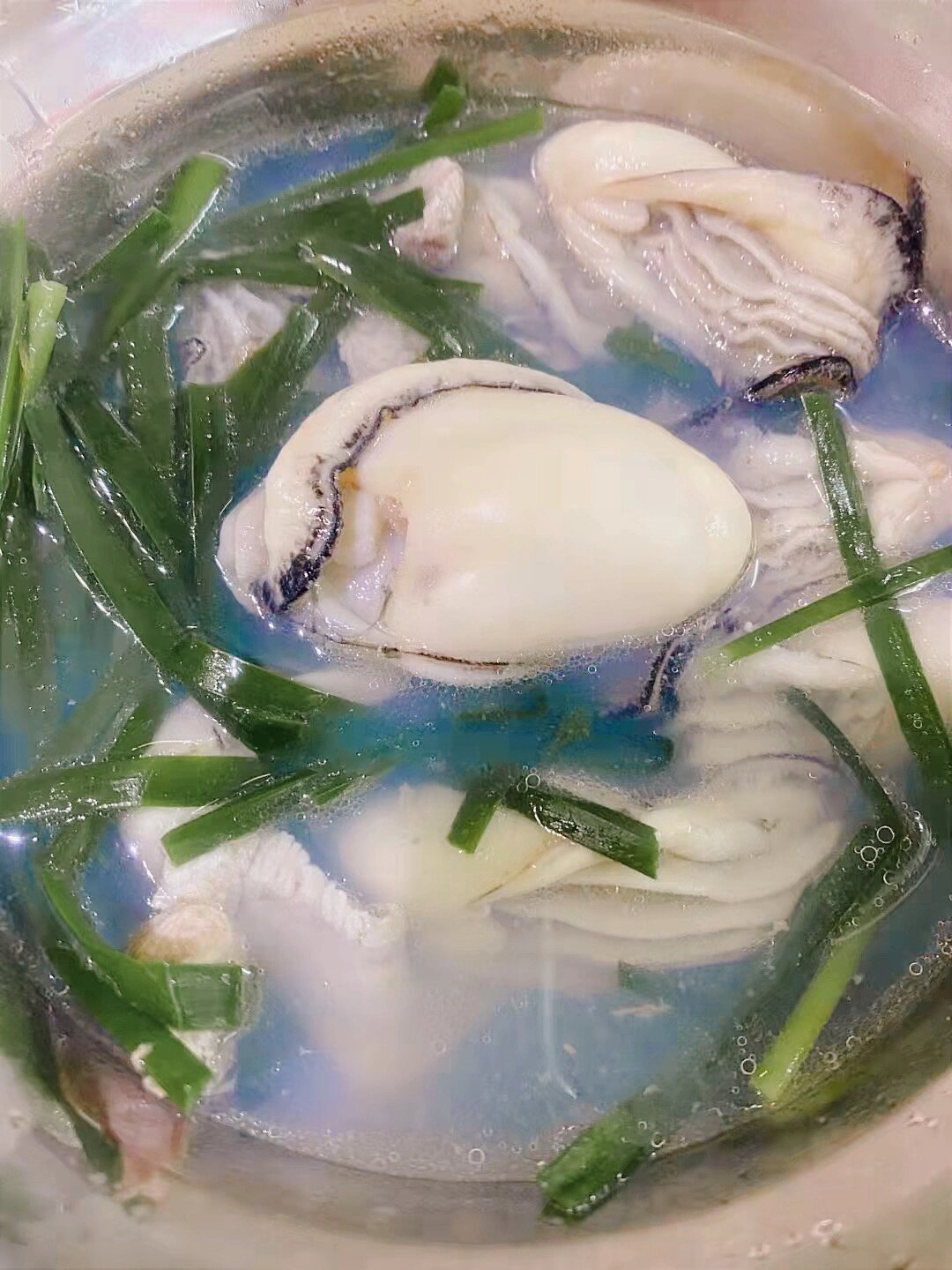 韭菜生蚝汤,豆豉泥猛鱼