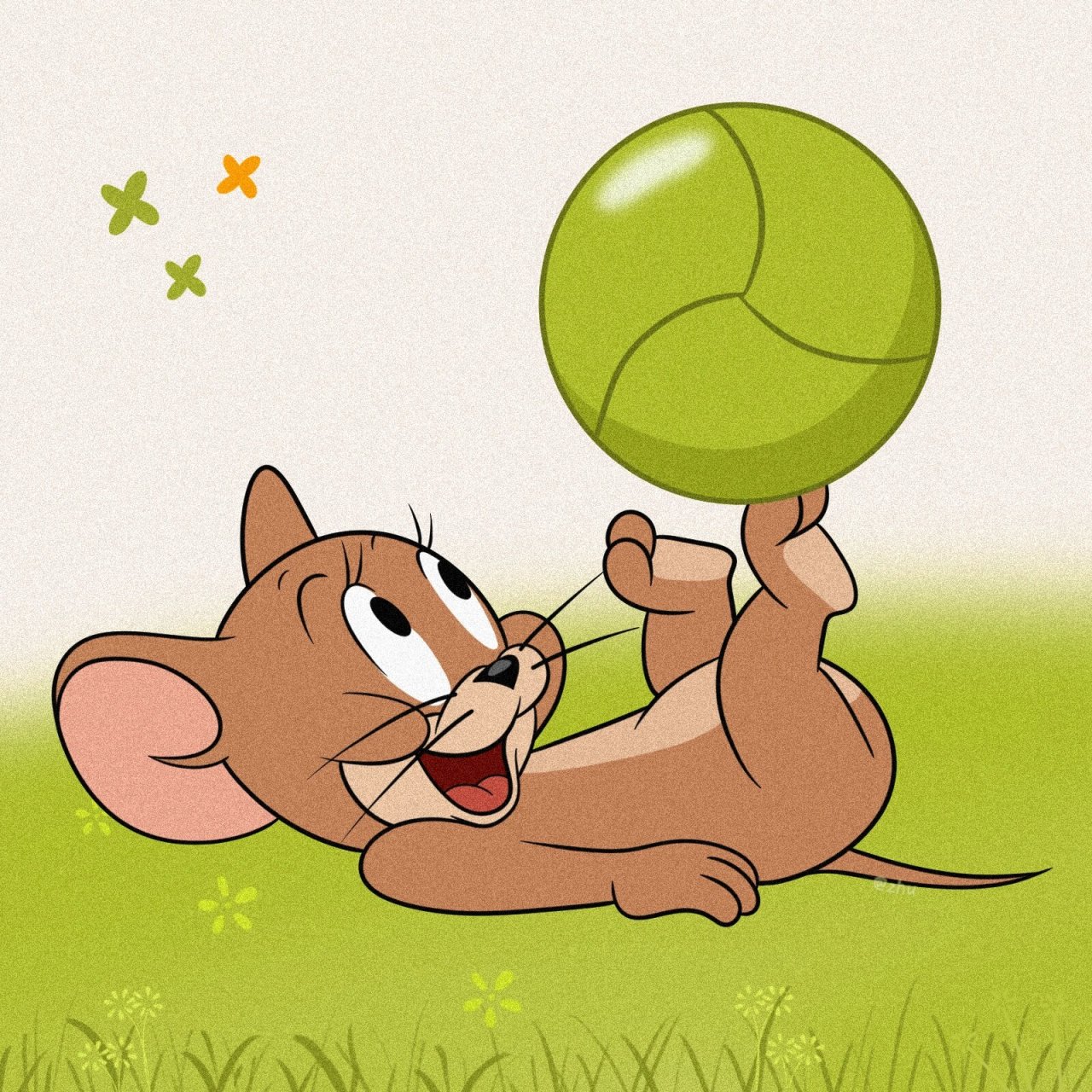 分享一下7915最近画96的绿色92可爱活力满满02的杰瑞头像