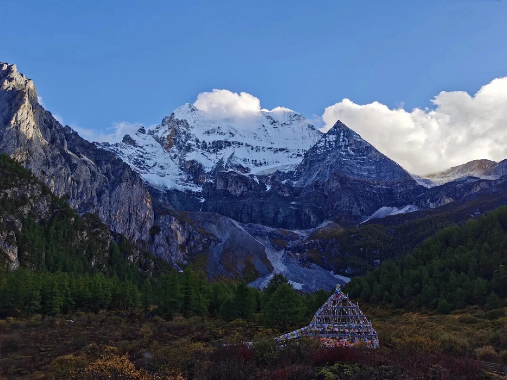 稻城亚丁三神山|看图识山 稻城亚丁三神山,整理了一下去年国庆出游的