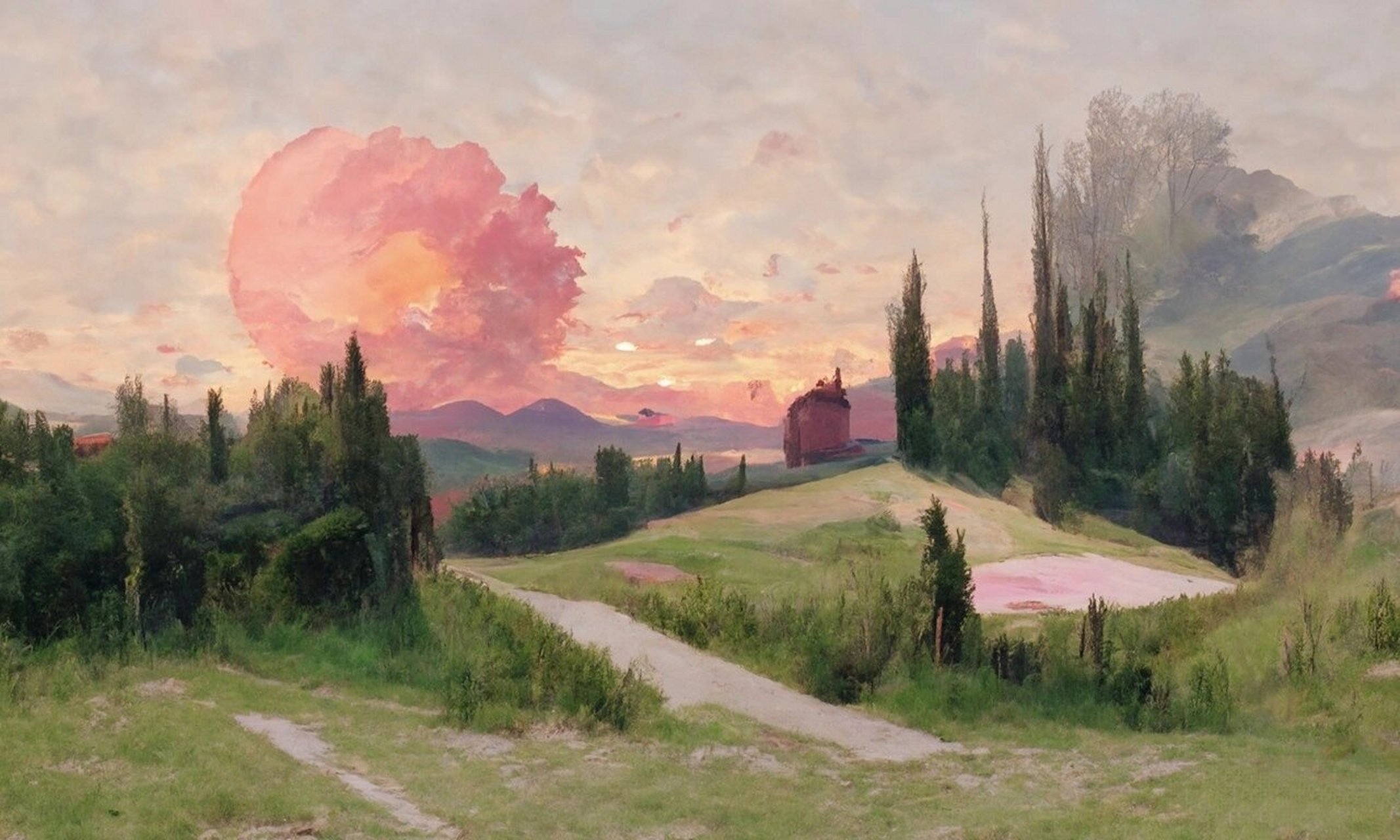 小米6pro平板壁纸 新入手的小米6pro,整理一下桌面,这个油画风的壁纸