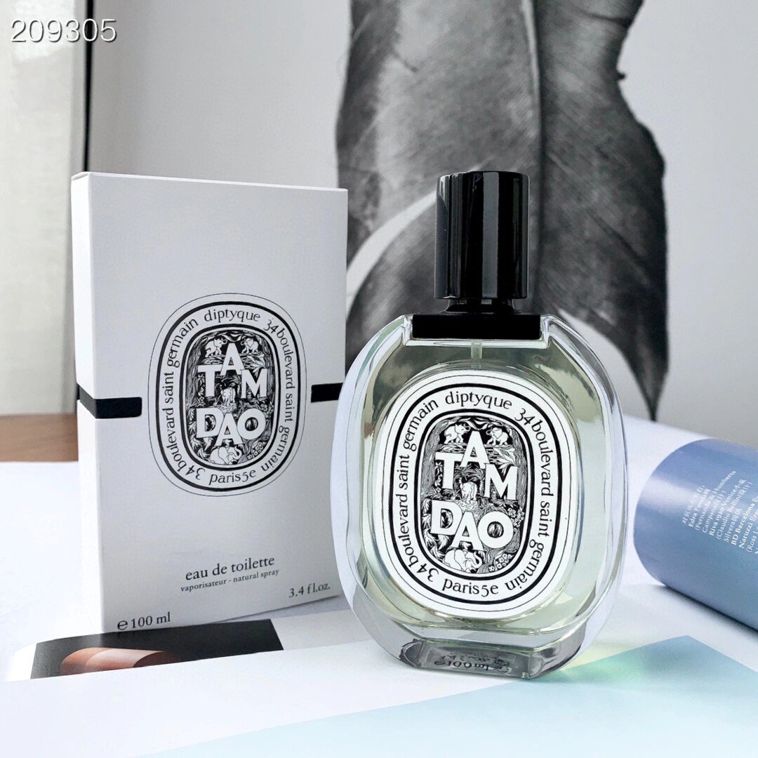 diptyque檀道中性淡香水100ml 前调:玫瑰,桃金娘,意大利丝柏; 中调