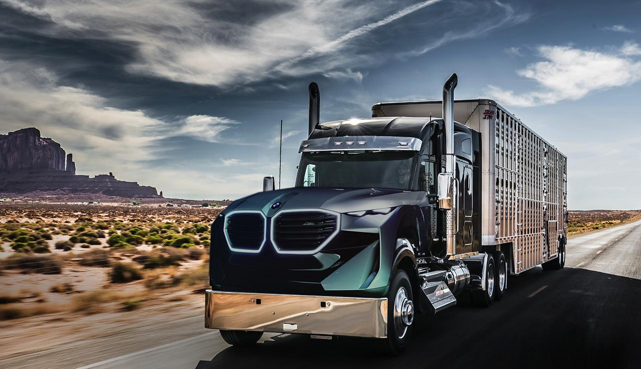 宝马 如果宝马制造商看到这样的卡车,是不是有种想生产的感觉