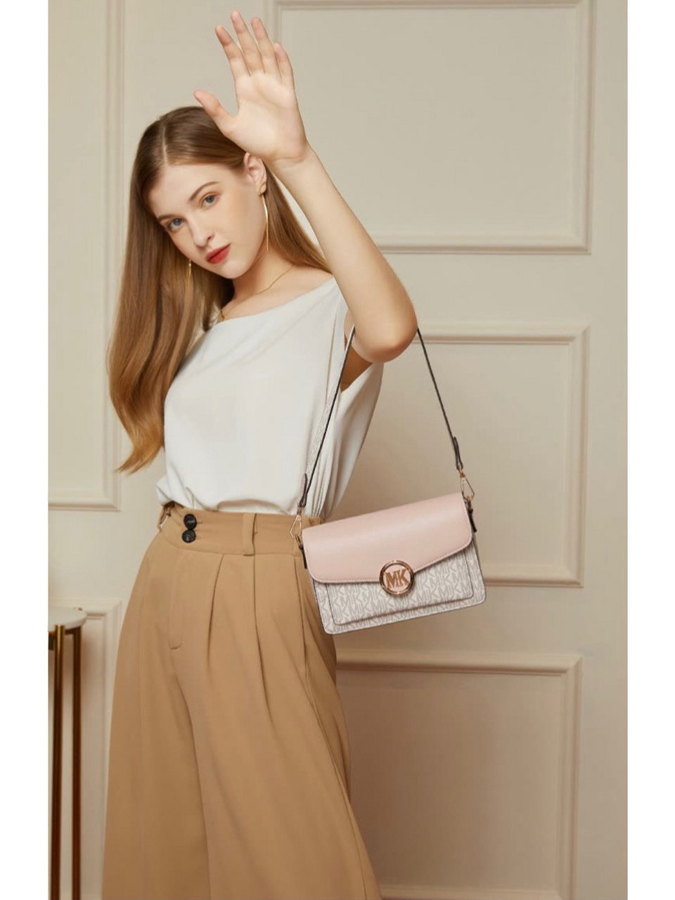 michael&kilans奢侈品包包女包单肩包女士斜   michael&kilans奢侈品