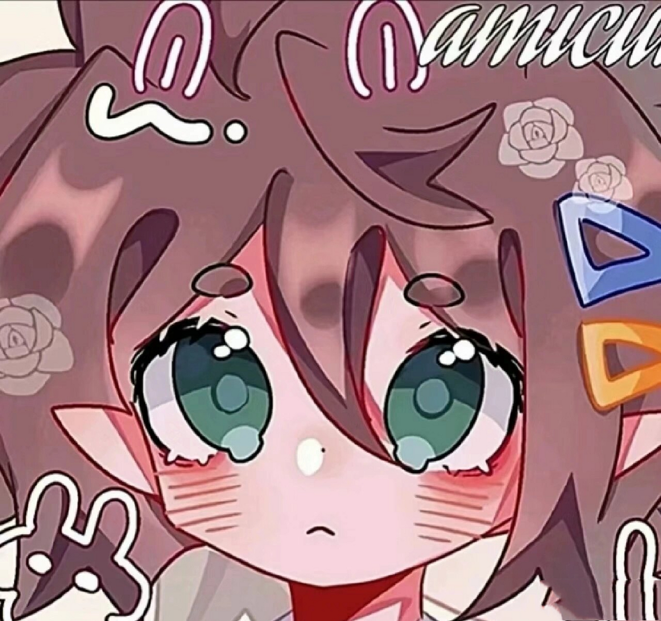 美女一看就会收藏的安安头像