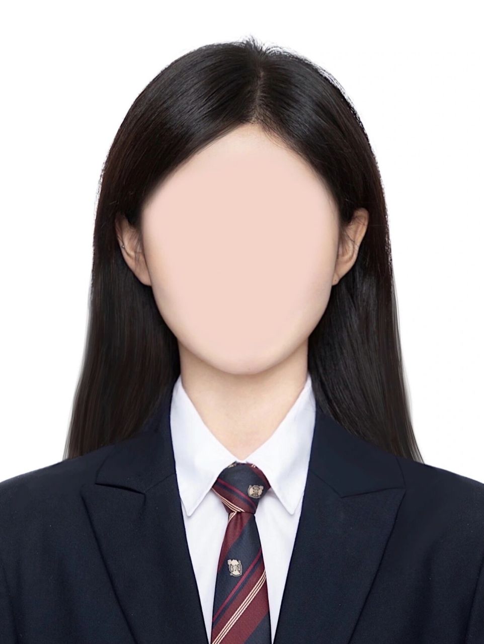 证件照露耳朵眉毛的模板~适合各种场景适用 有些挡住眉毛了通过不了!