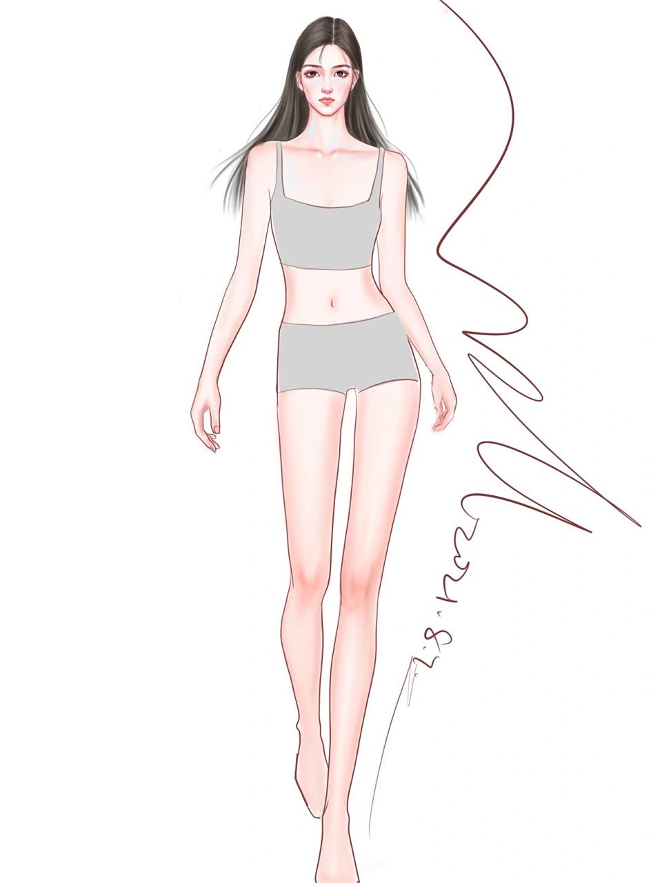 【中国风】服装设计人体模特素材分享～ 人体模特分享第三弹来啦