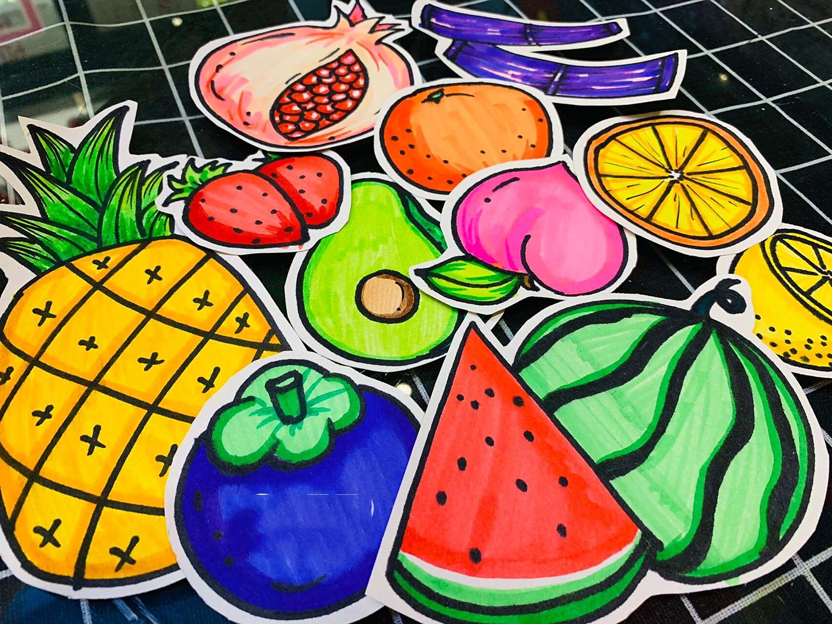 创意儿童画|《美味的水果》 课题:《美味的水果》 教学目标 1.