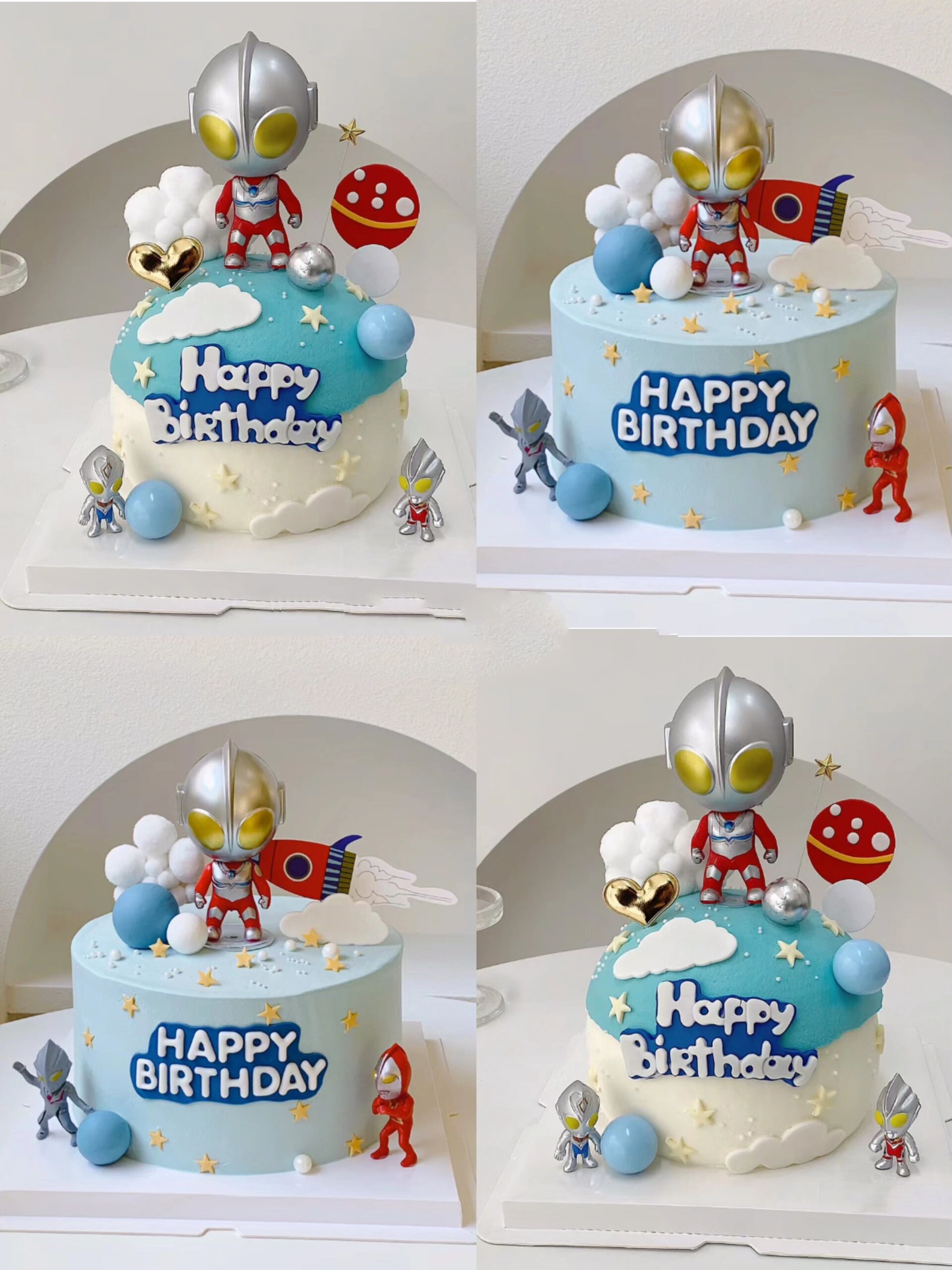 90广州|宝贝,要相信光噢6015奥特曼蛋糕合集