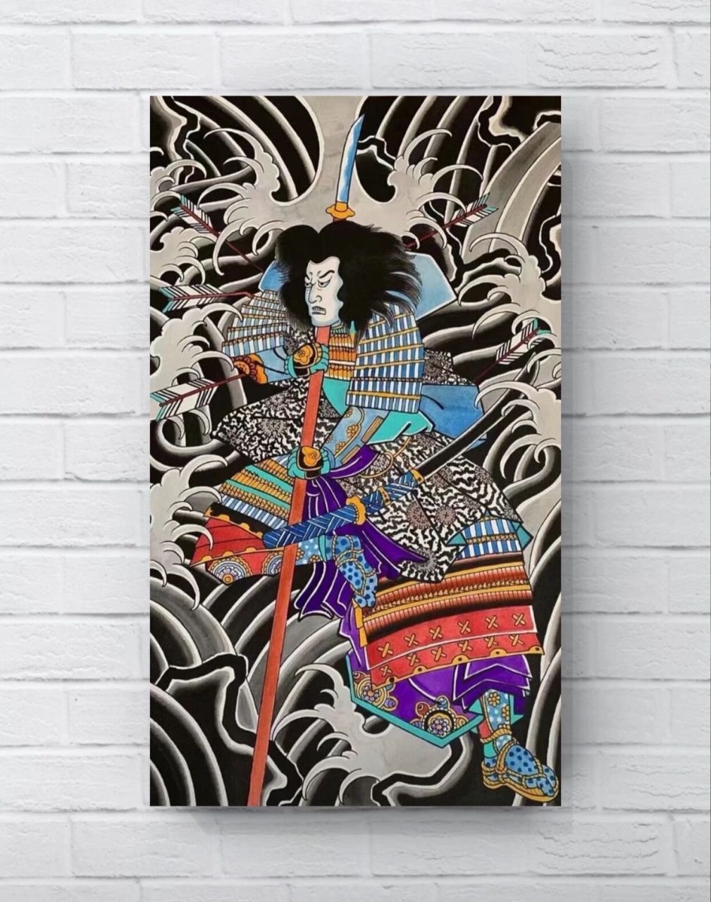 花臂花腿纹身图案手稿