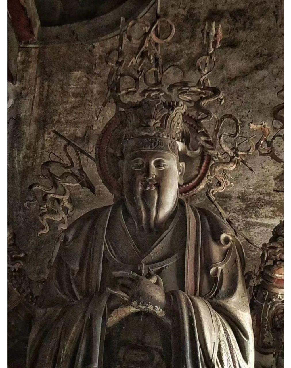 山西铁佛寺诸天彩塑