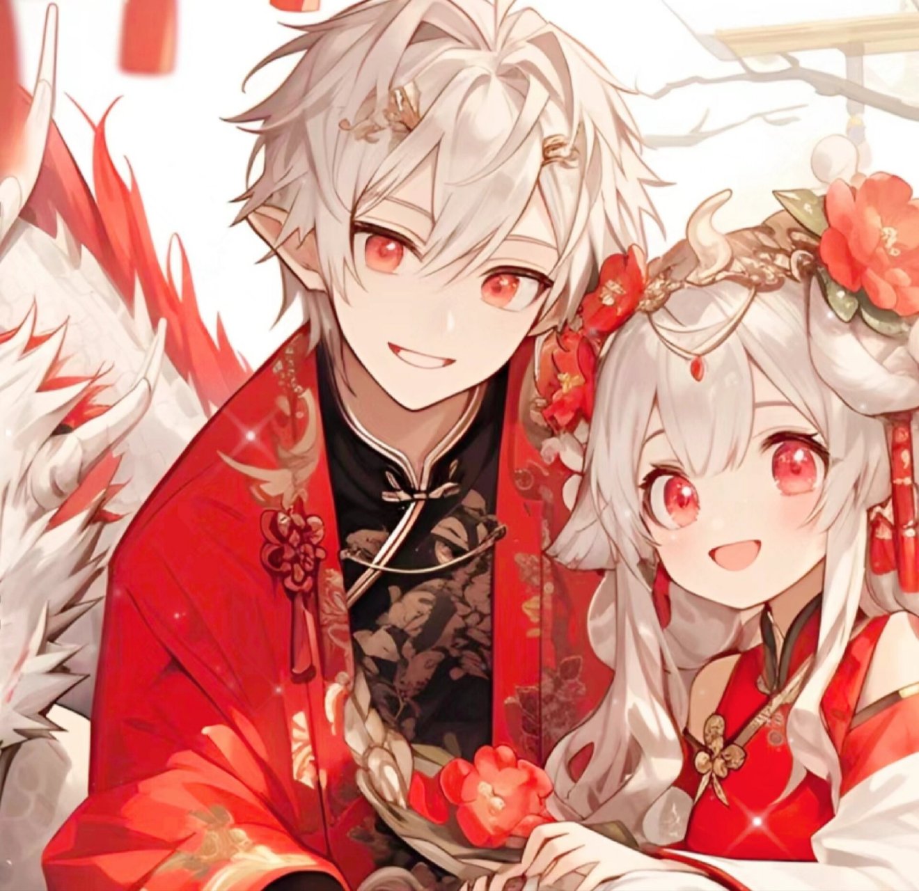 新年情侣头像,龙年情侣头像 新年情头|"红"运当头2024龙年发财暴富!