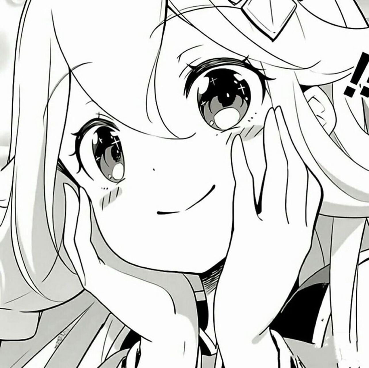 简约好看的黑白动漫头像 姐妹们自截