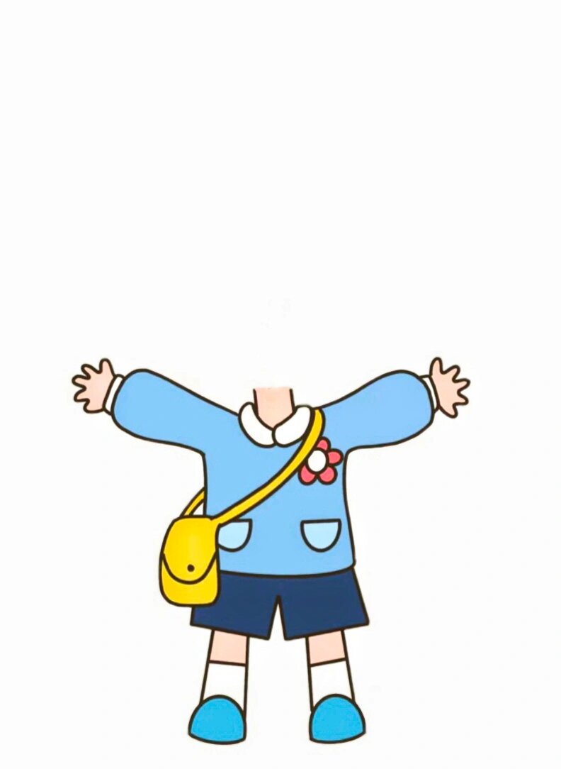 经典幼儿大头贴素材