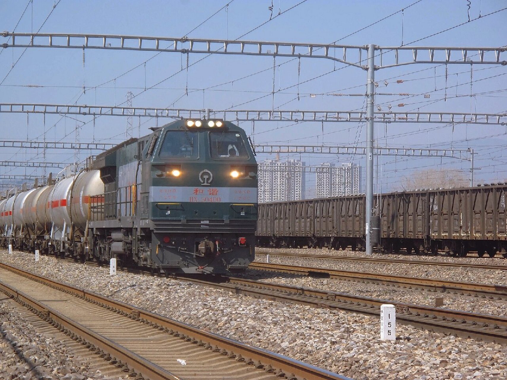 【科普】通气公司大侠——hxn5型内燃机车 hxn5型机车是干线货运用大