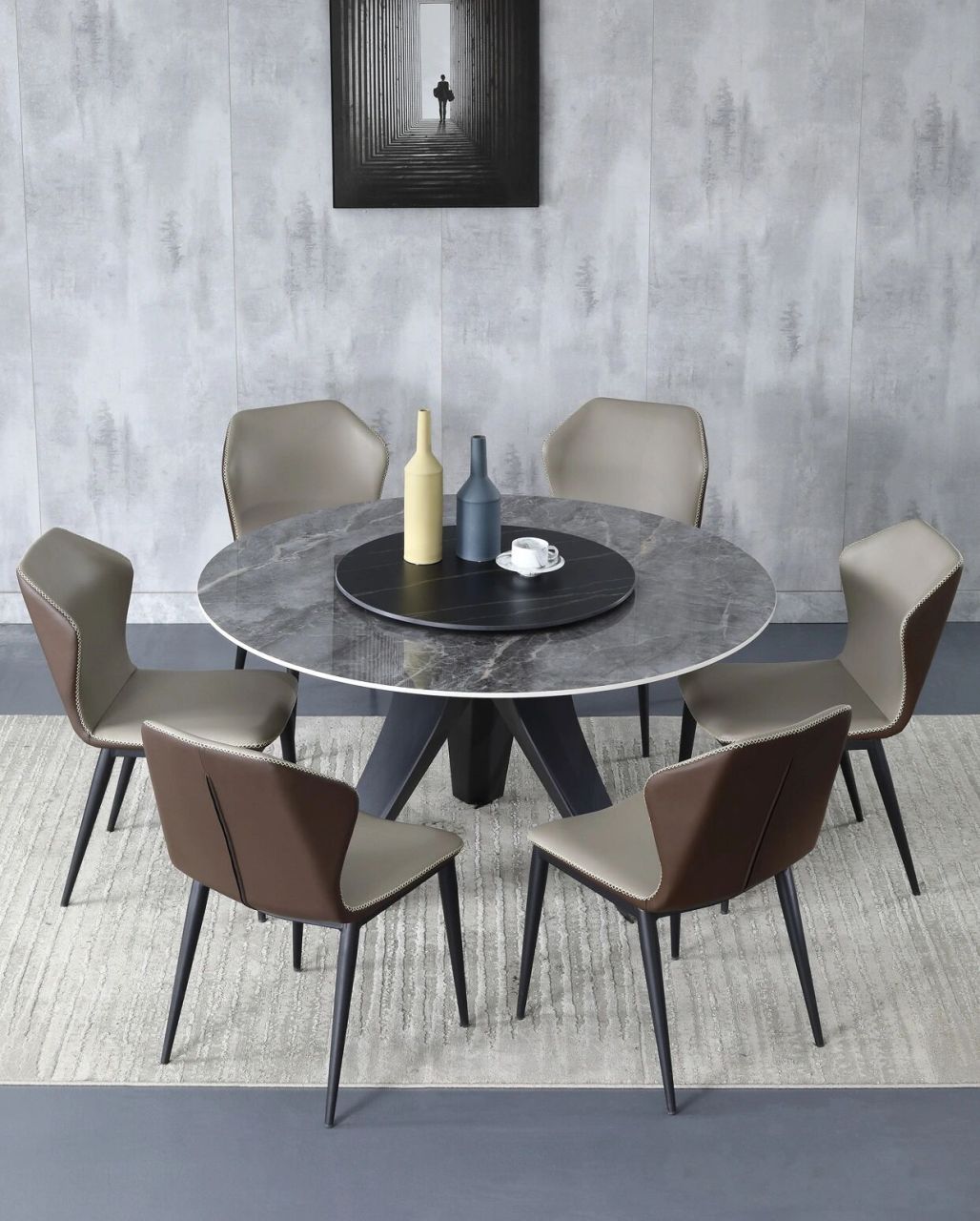 岩板餐桌的优缺点介绍 78餐桌的材质种类很多,目前最受欢迎的就属