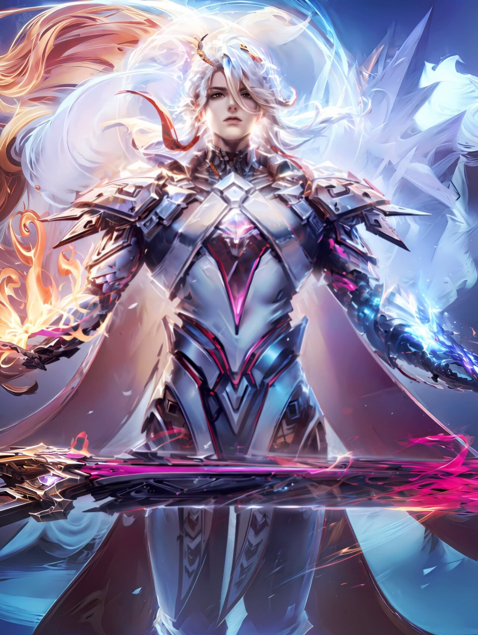 王者荣耀 李信 山海·炽霜斩 重新调色