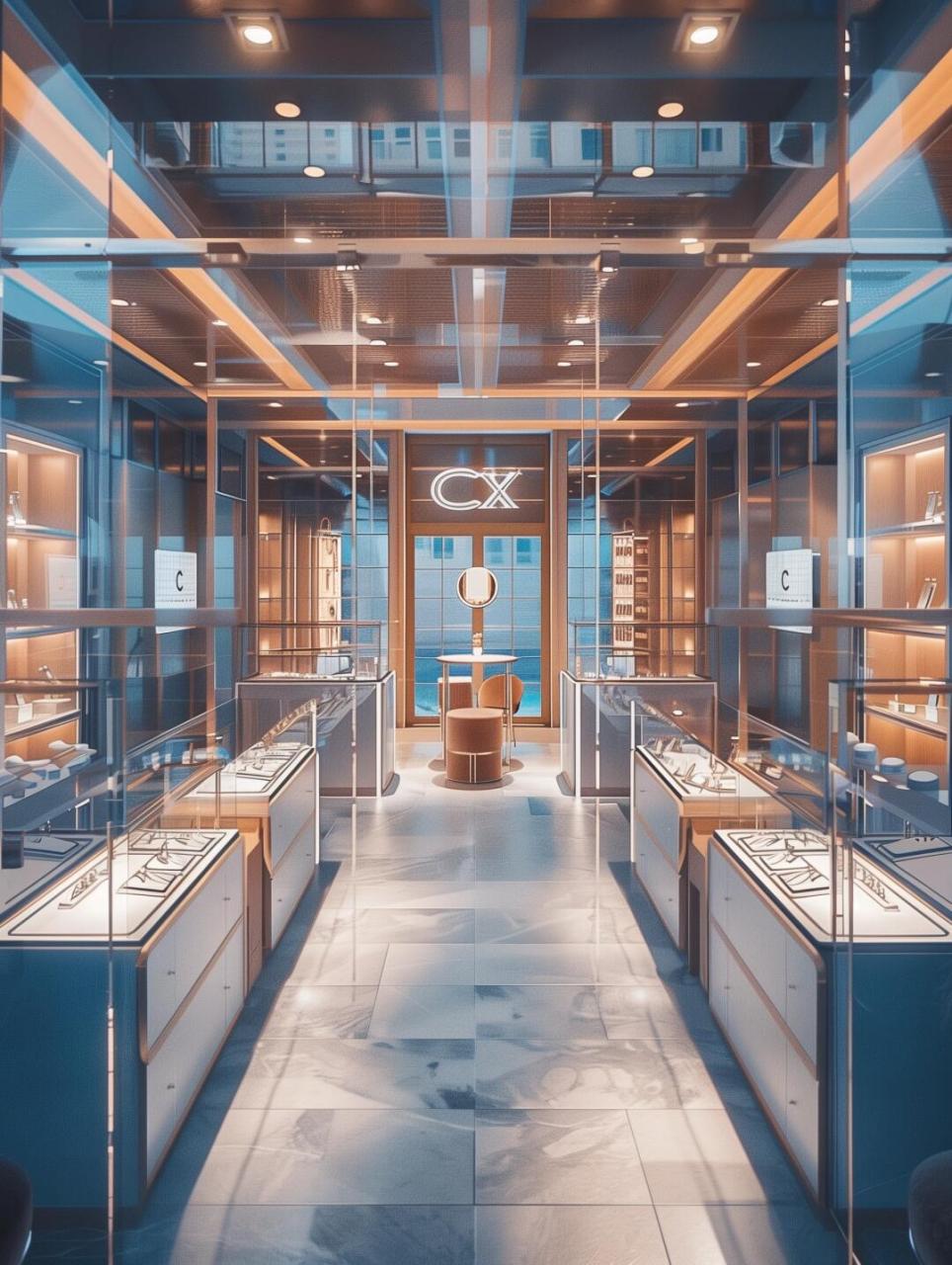 珠宝店灯光可万万马虎不得,引人注目的店铺形象78络绎不绝的客流量