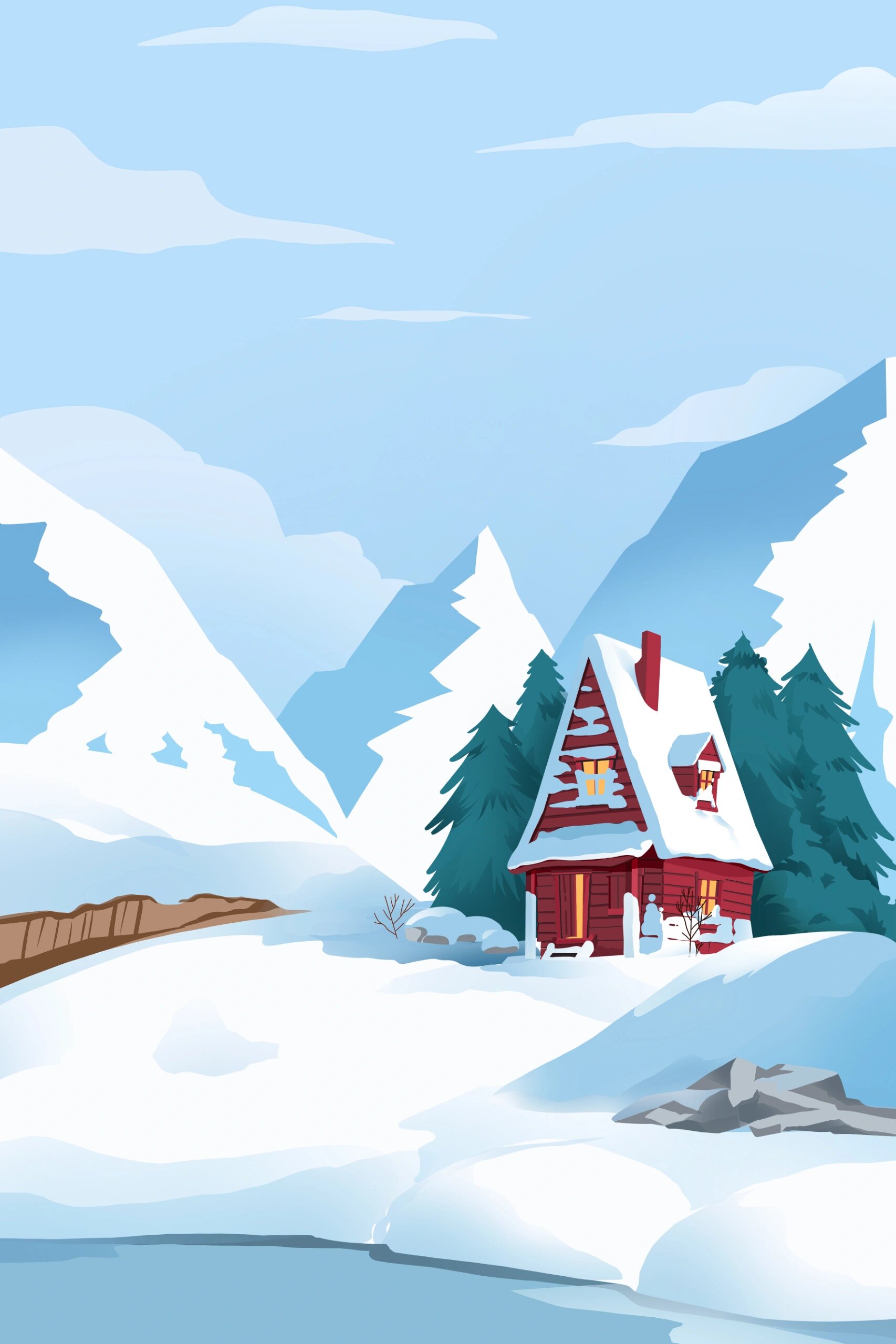 素材png|冬至立冬背景图