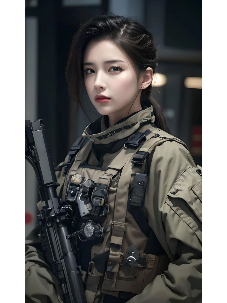 特种兵女兵女子图片