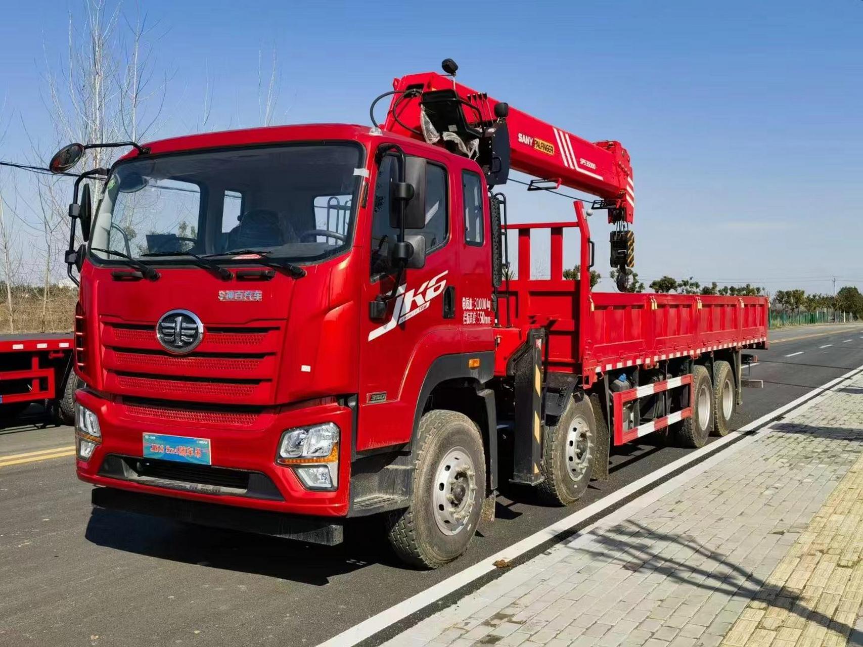 一汽解放前四后八三一16吨随车吊,春节促销惊爆价53.