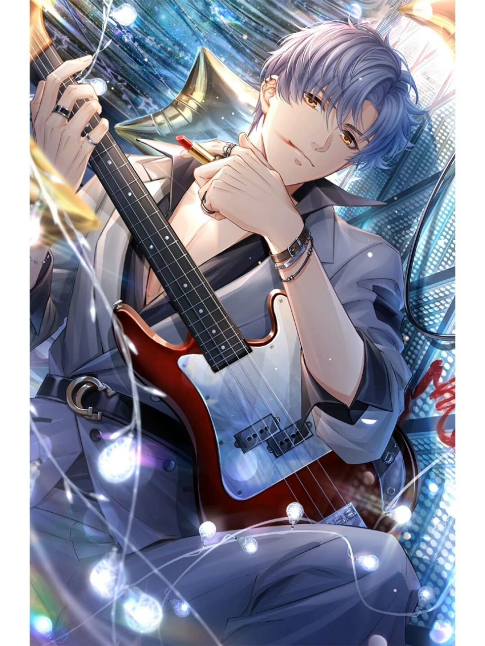 乙女游戏# #壁纸# #卡面# #恋与制作人凌肖# #恋与制作人