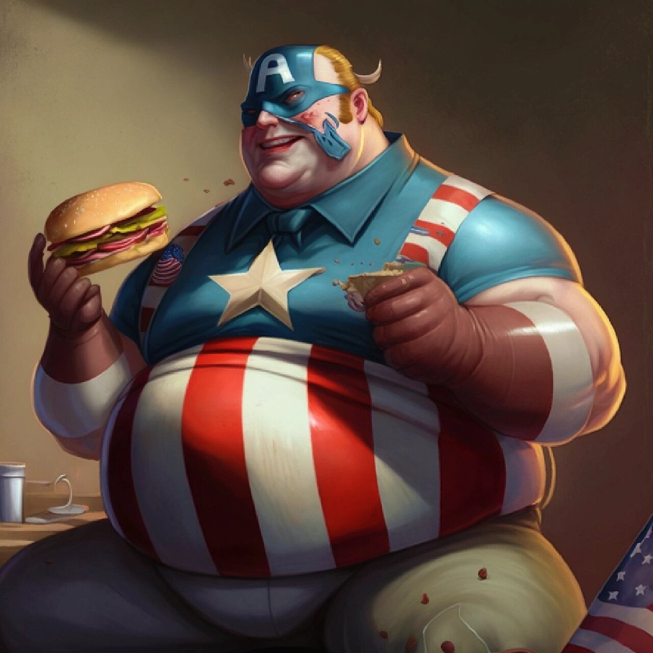 漫威英雄肥胖的形态