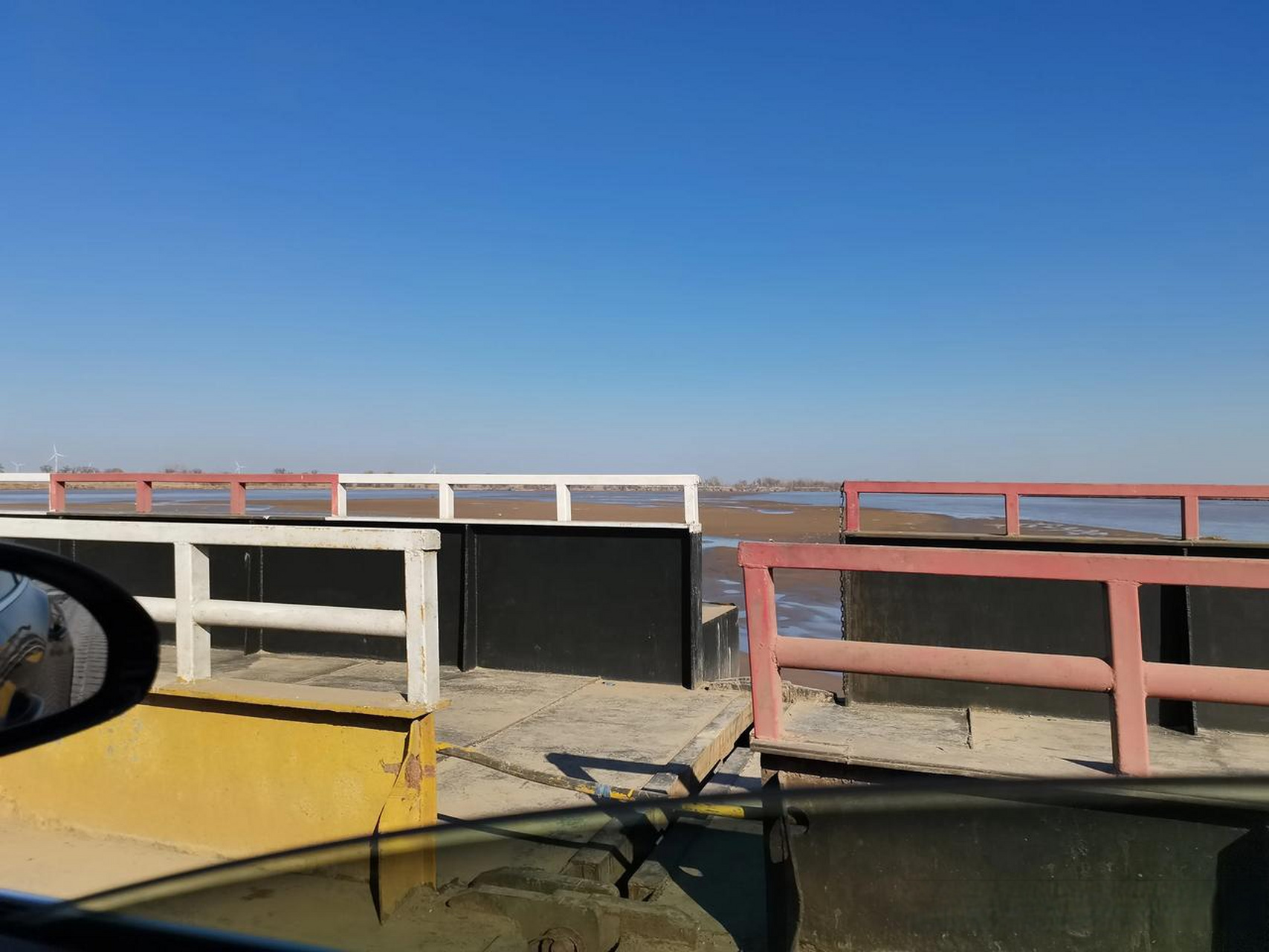 河南开封黄河浮桥