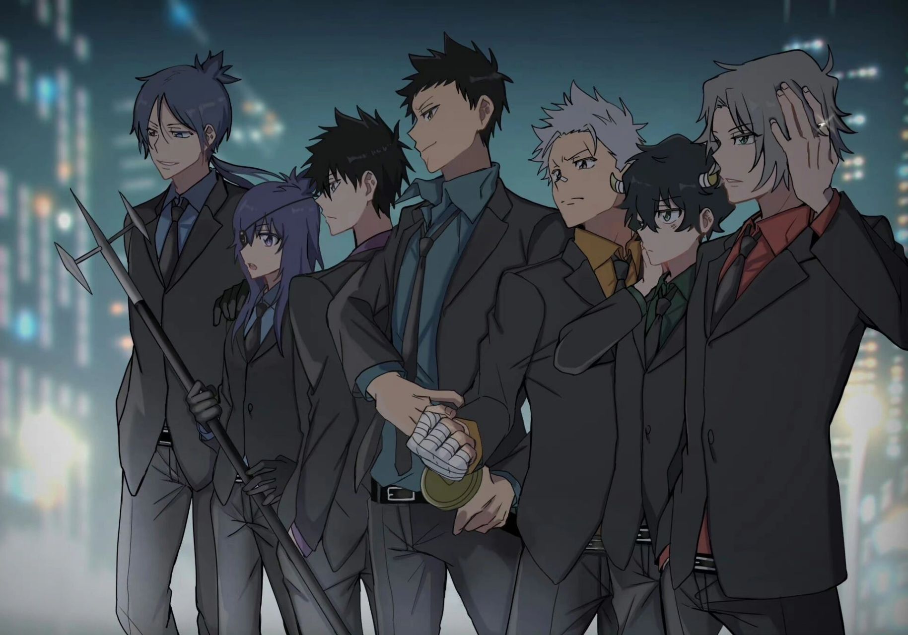 《家庭教师》西装革履与彭格列是真的绝配 西装革履与彭格列是真的