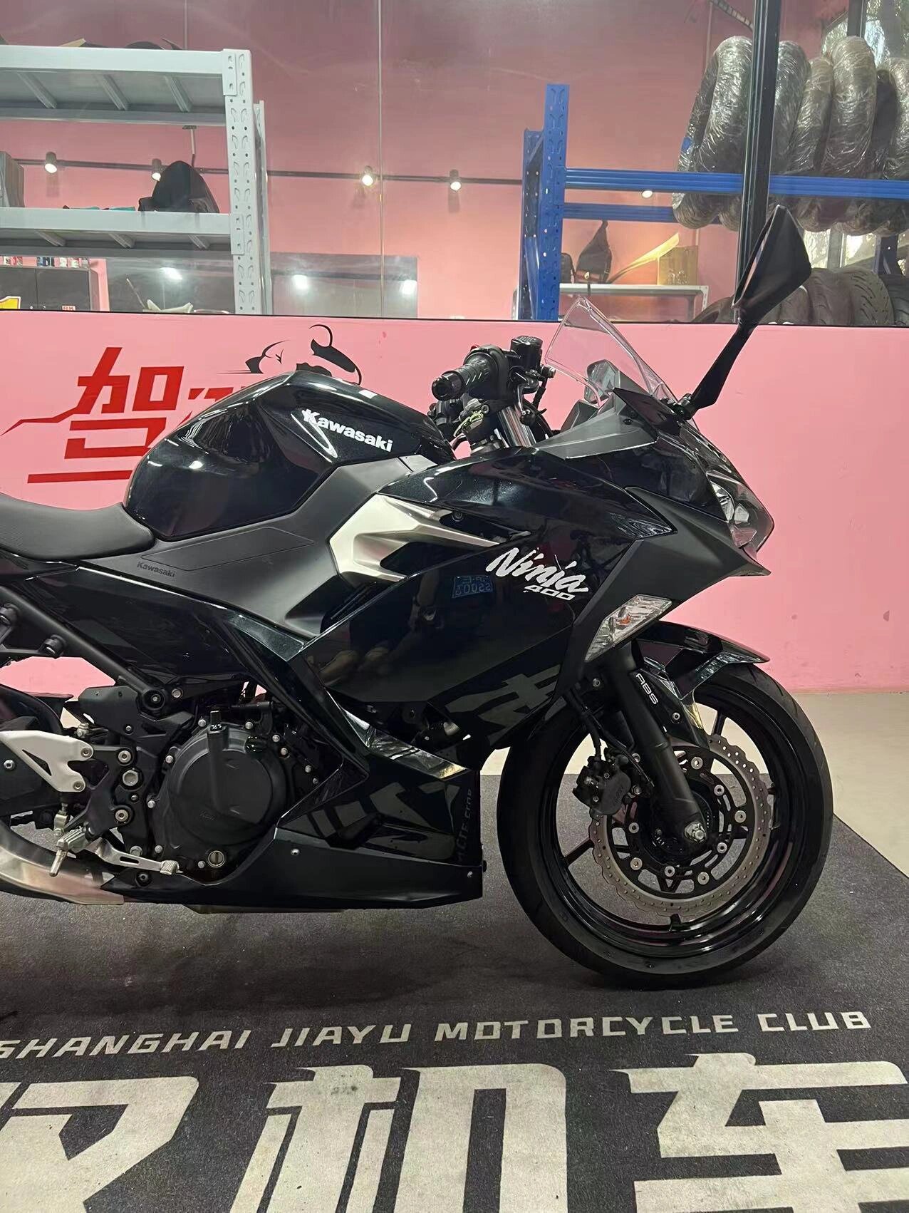 21年黑色川崎ninja400 8800km  原厂解限速 21年黑色川崎ninja400