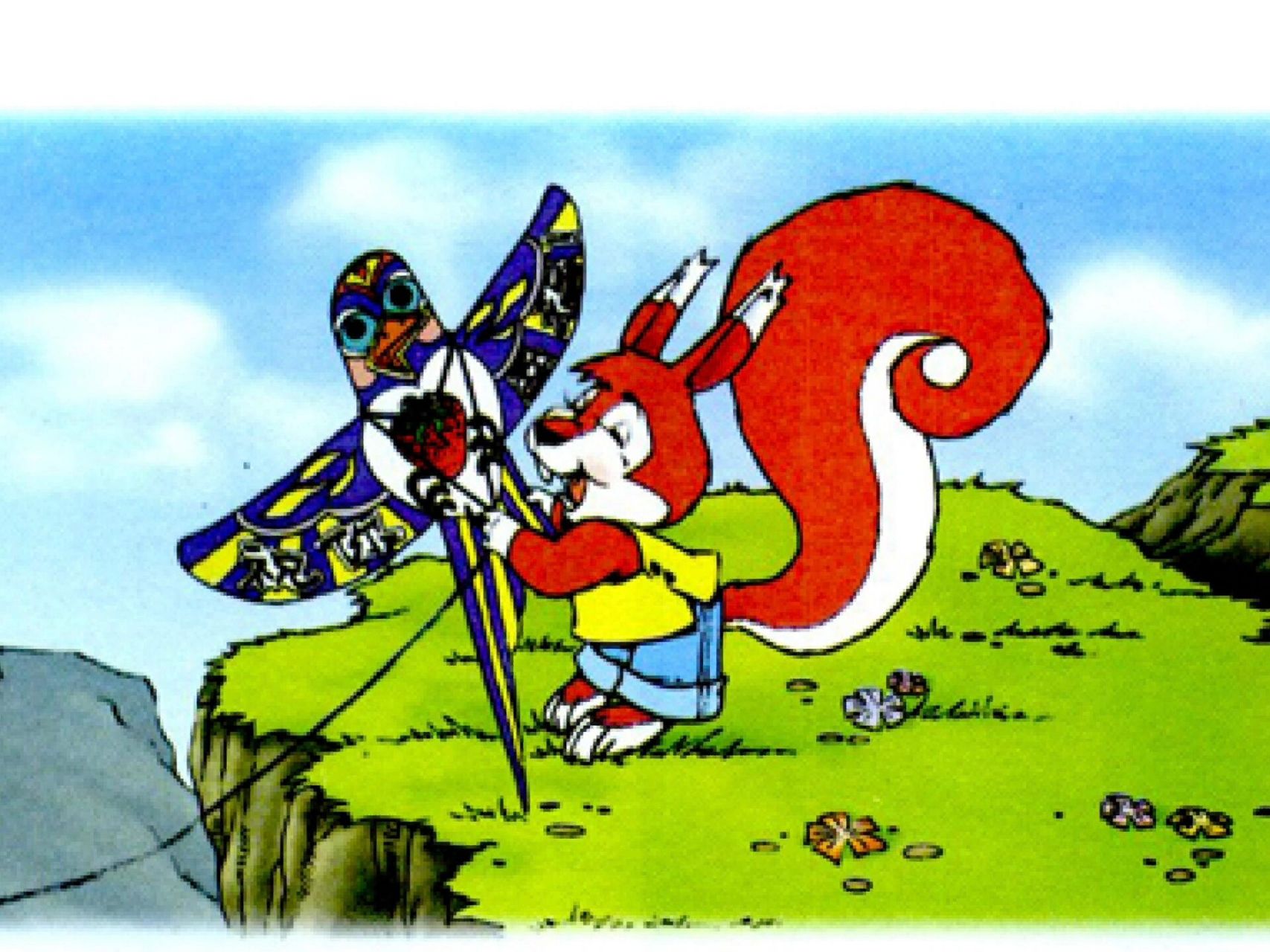 《纸船和风筝》羡慕小时候的友谊,简单纯粹 松鼠和小熊住在一座山上.