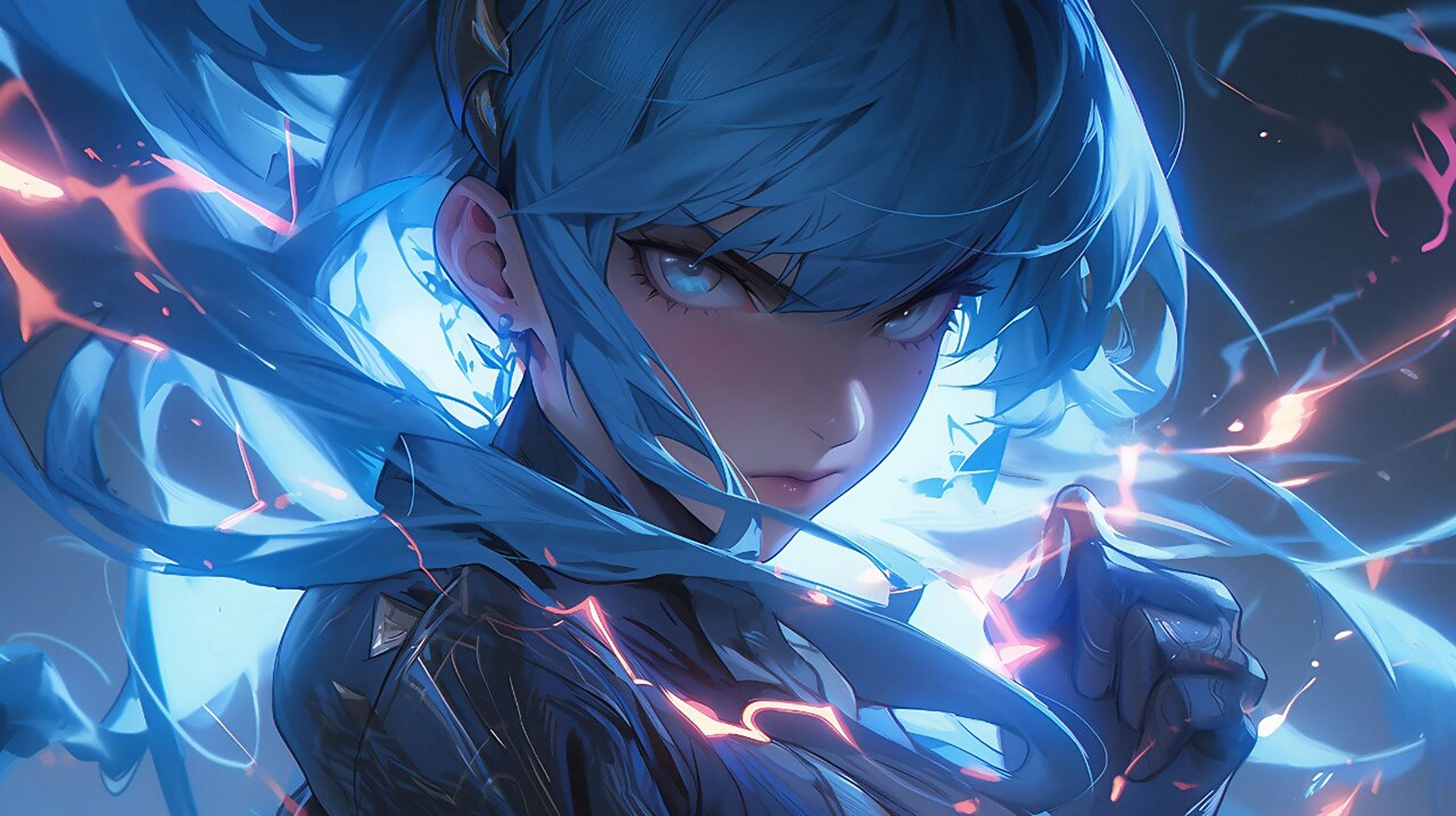 电脑壁纸|拳皇人物——冰女库拉